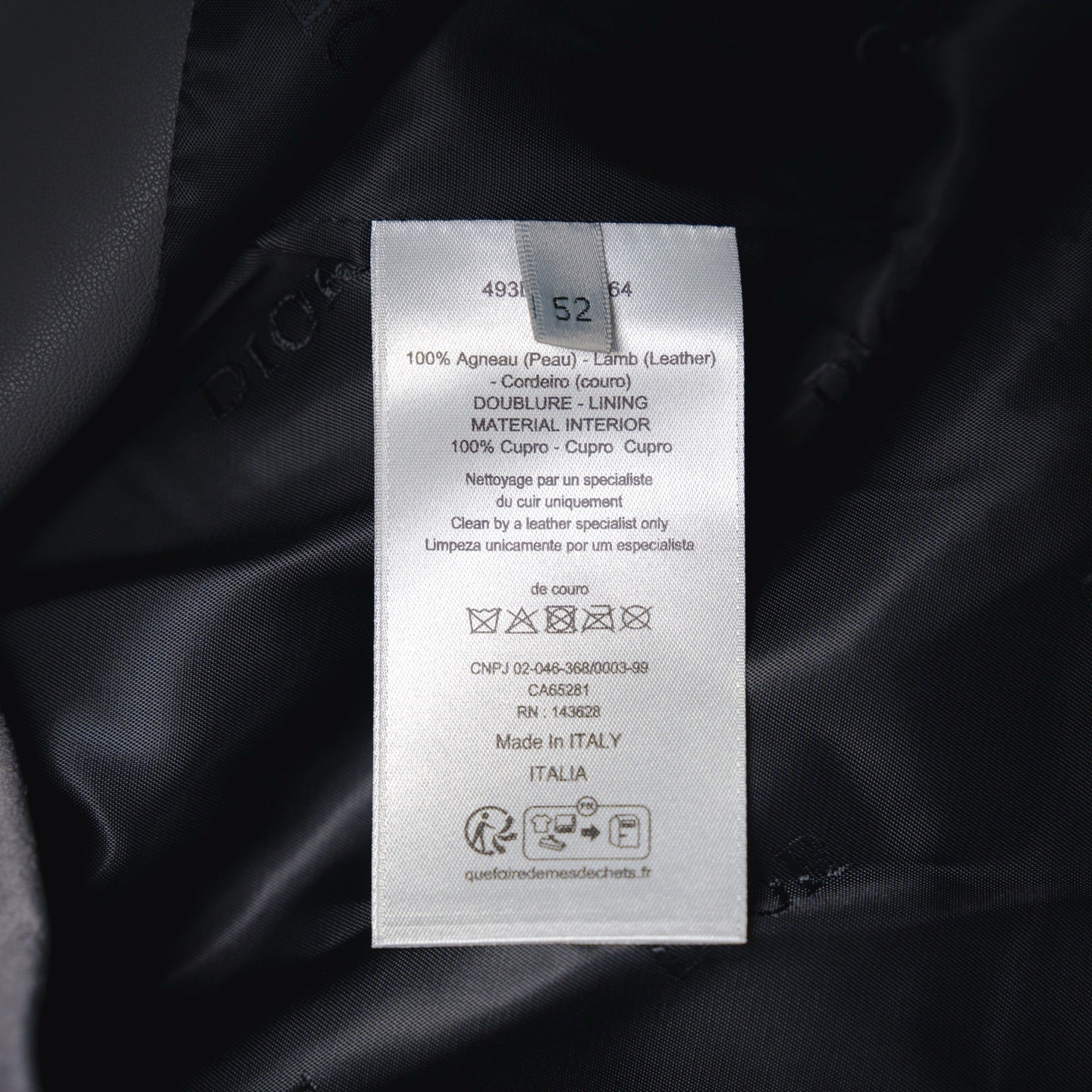 CD 25fw leisure jacket