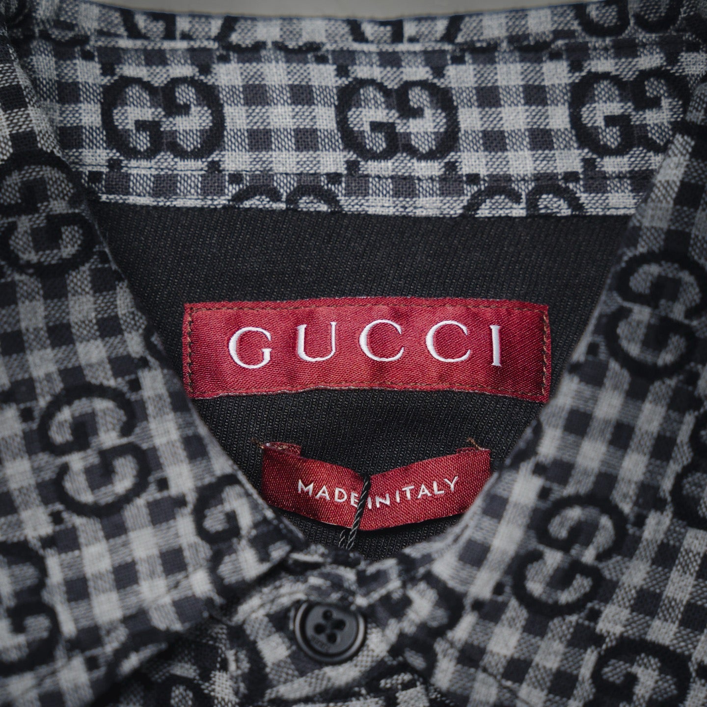 Guc 25fw jacquard shirt