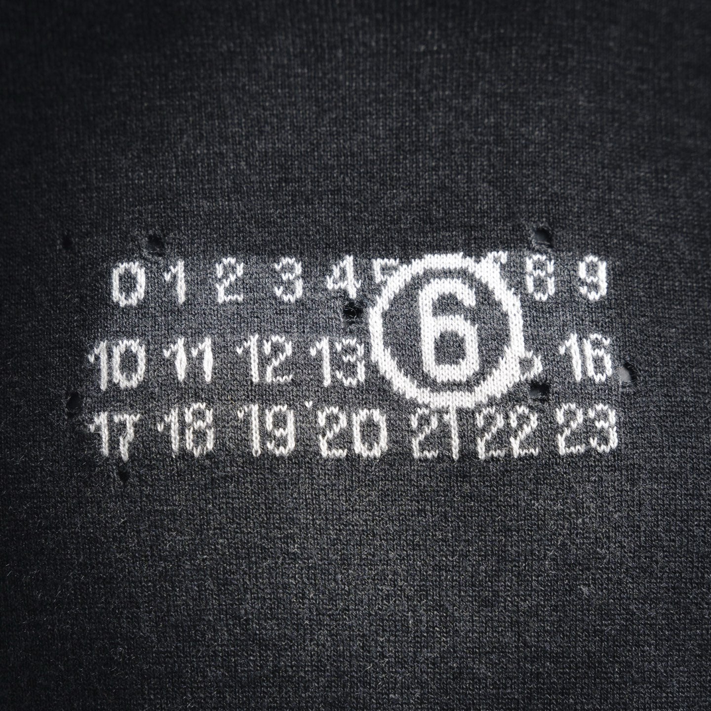 Margiela 25fw jacquard sweater