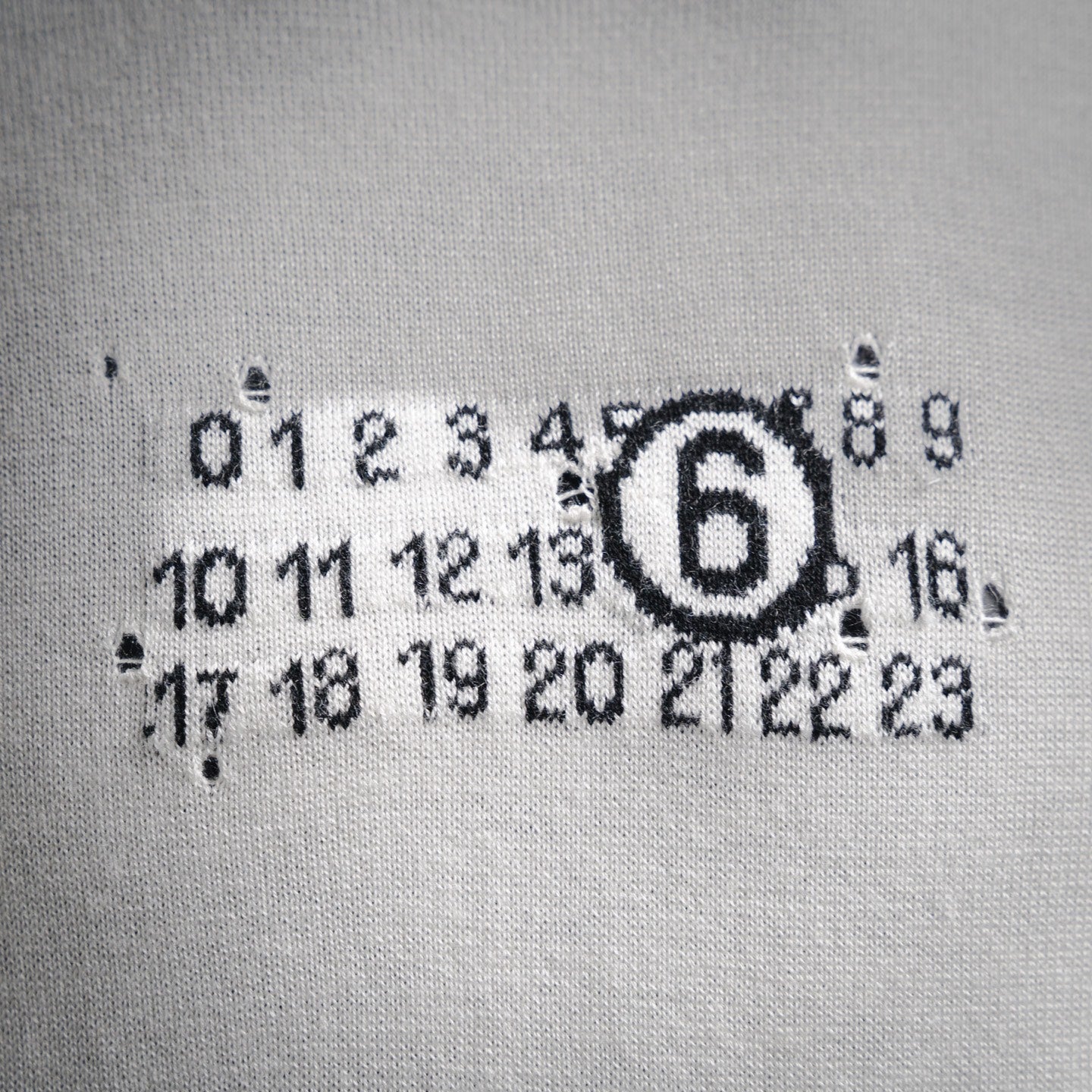 Margiela 25fw jacquard sweater