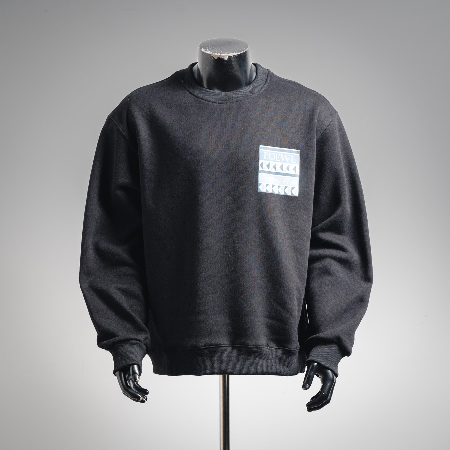 Loe 25fw printed sweatshirt