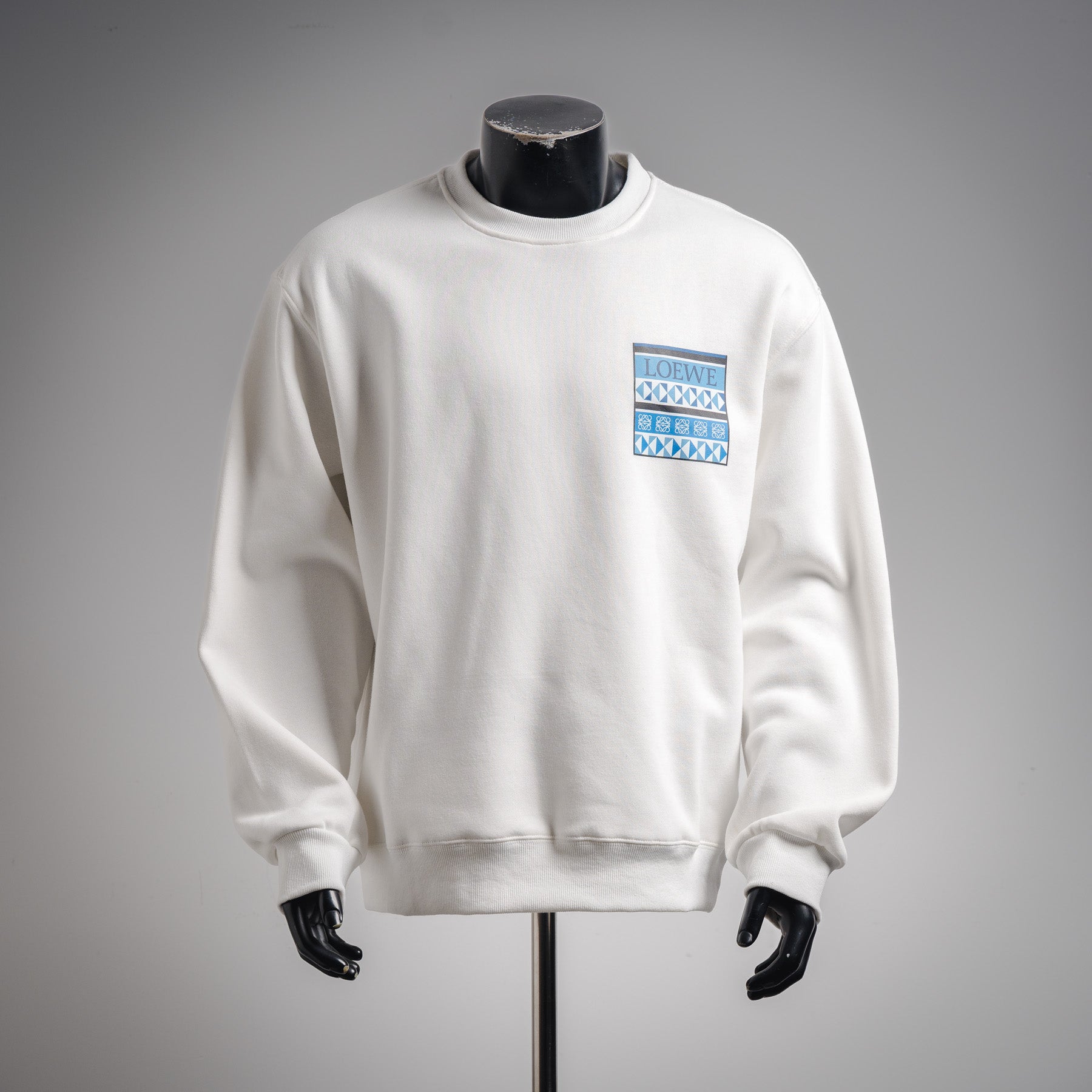 Loe 25fw printed sweatshirt