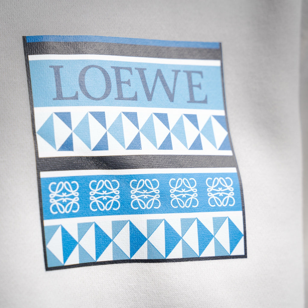 Loe 25fw printed sweatshirt