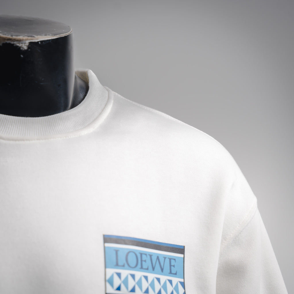 Loe 25fw printed sweatshirt