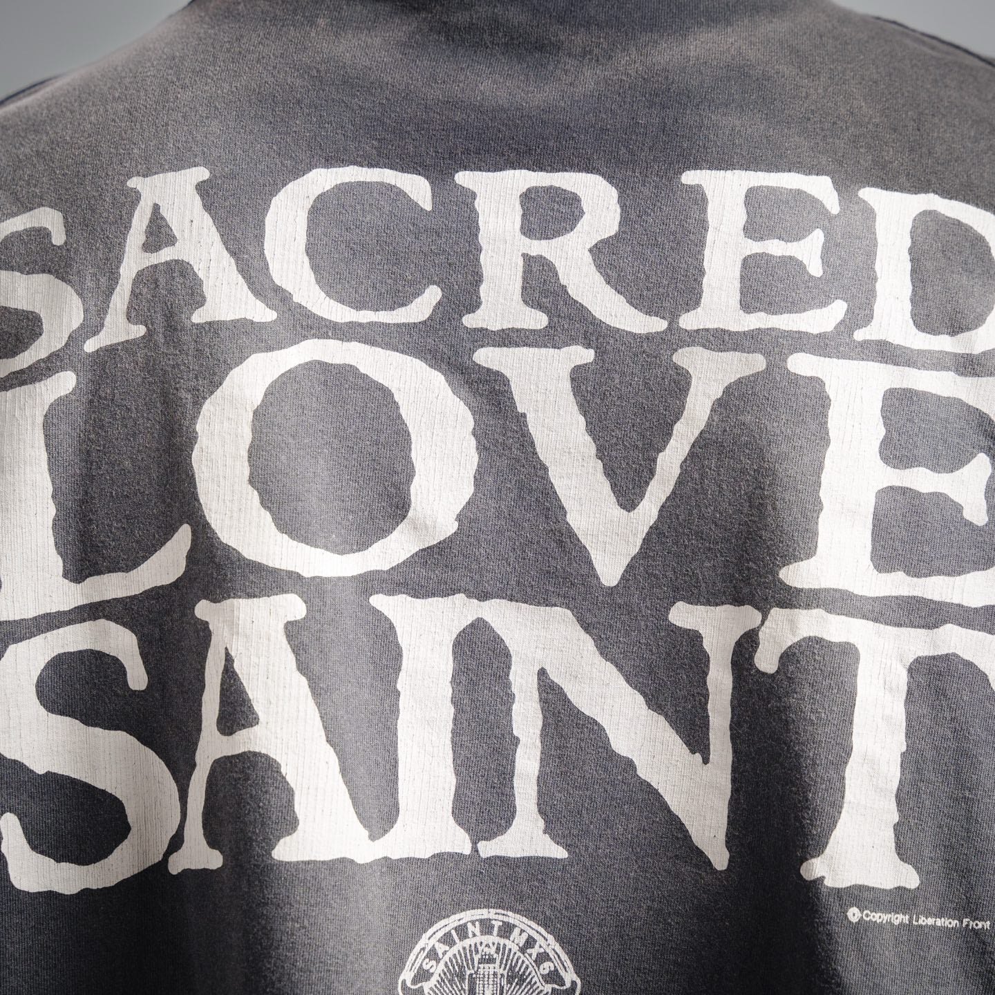 Saint 25fw printed sweatshirt