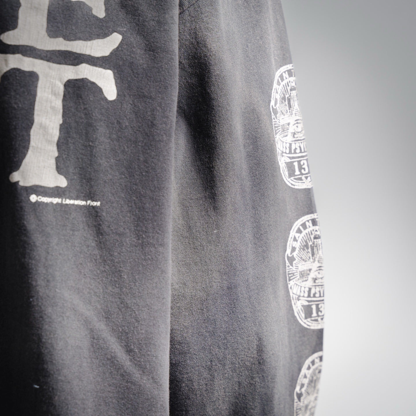 Saint 25fw printed sweatshirt