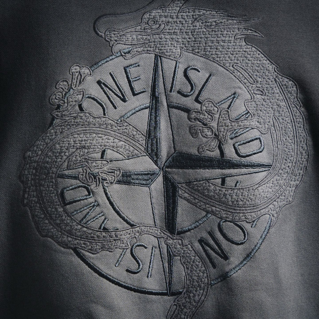 Stone 25fw embroidered sweatshirt