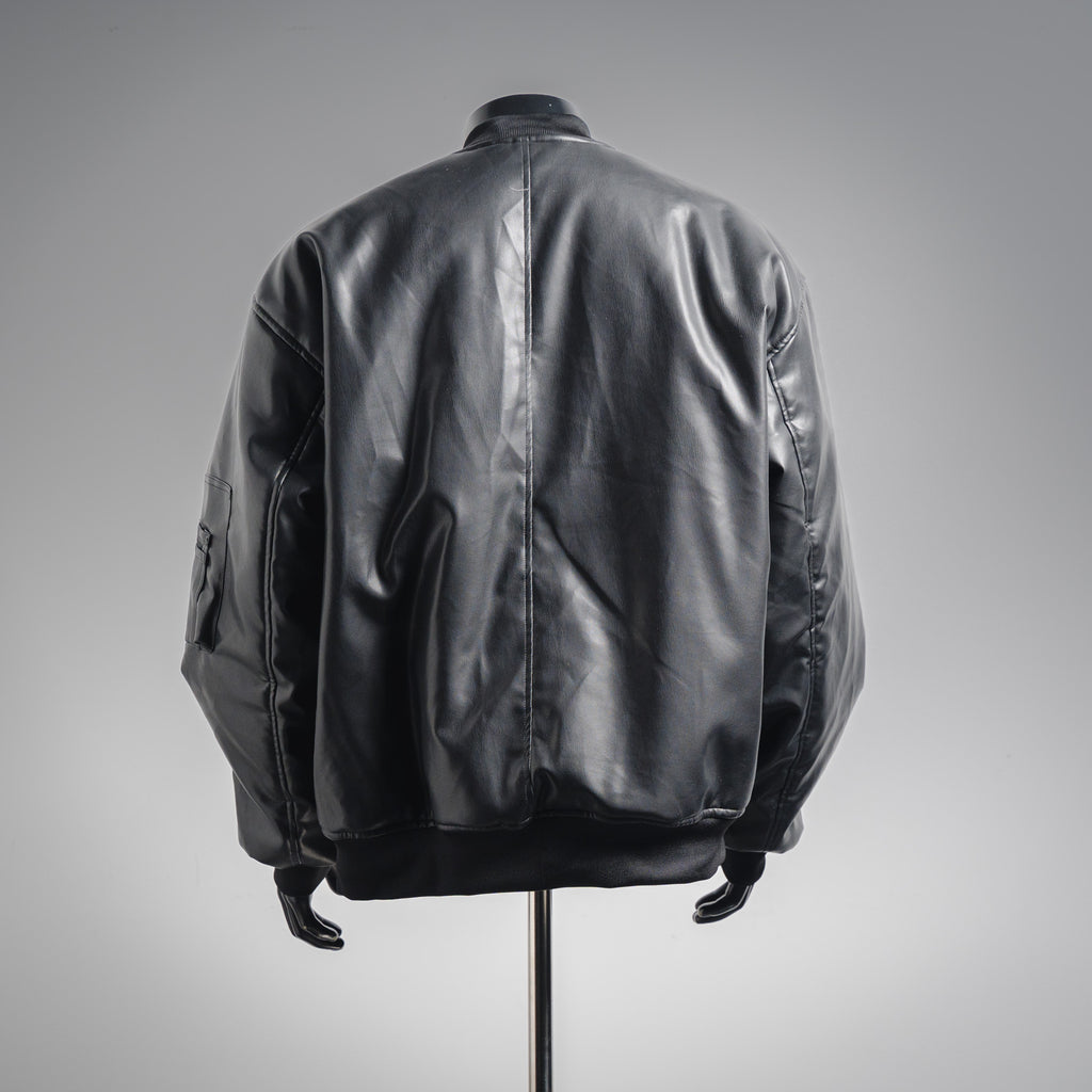 Balen 25fw leather jacket