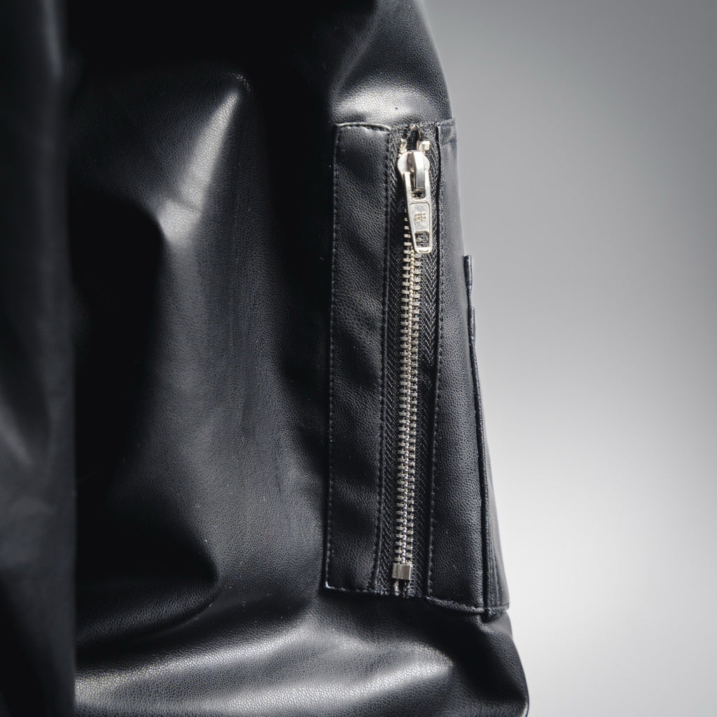 Balen 25fw leather jacket