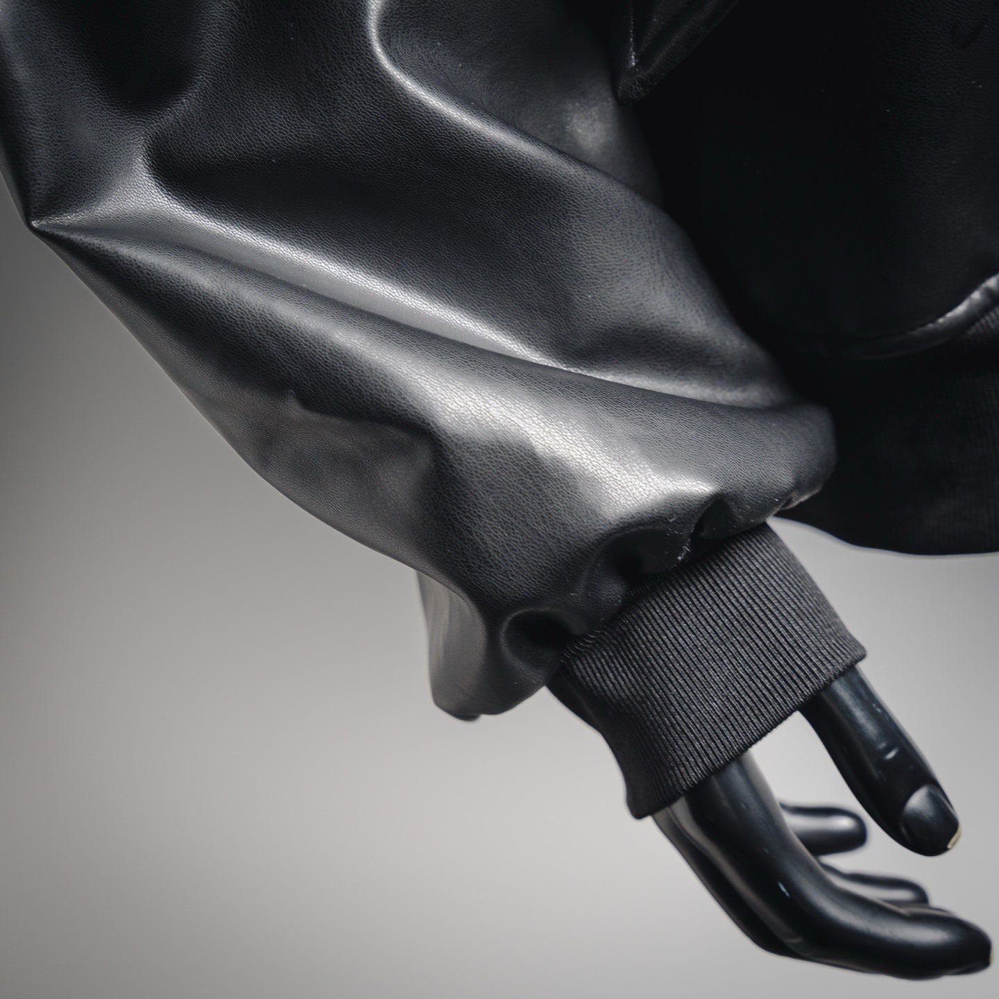 Balen 25fw leather jacket