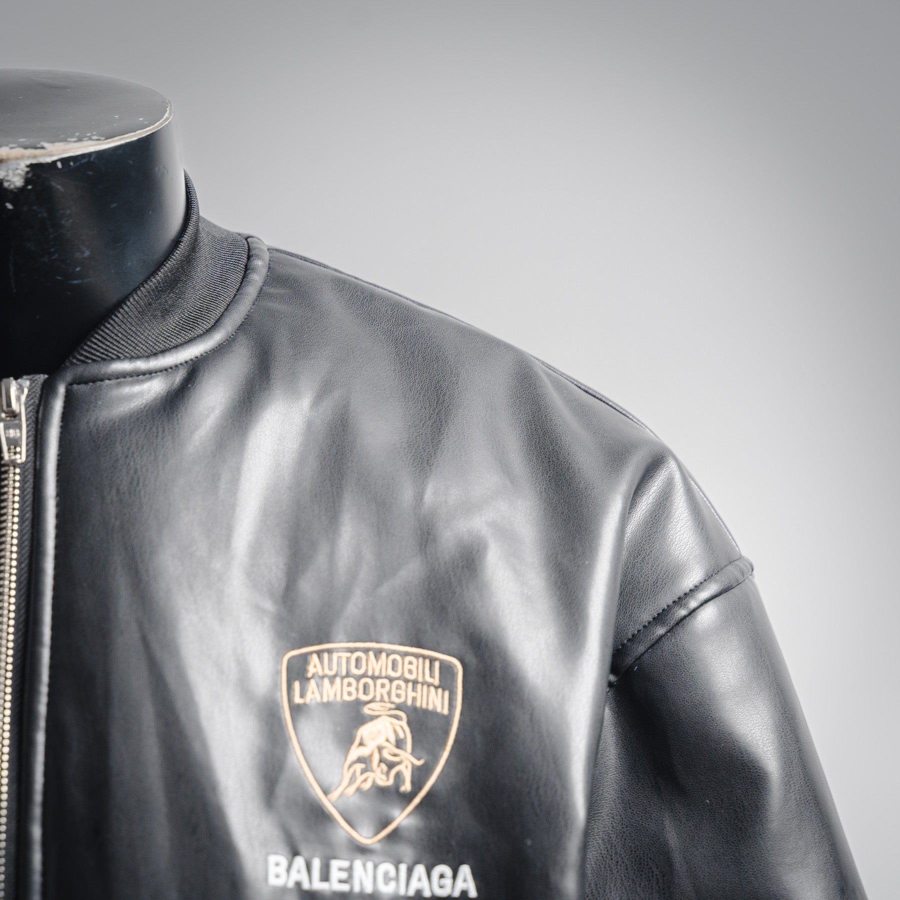 Balen 25fw leather jacket