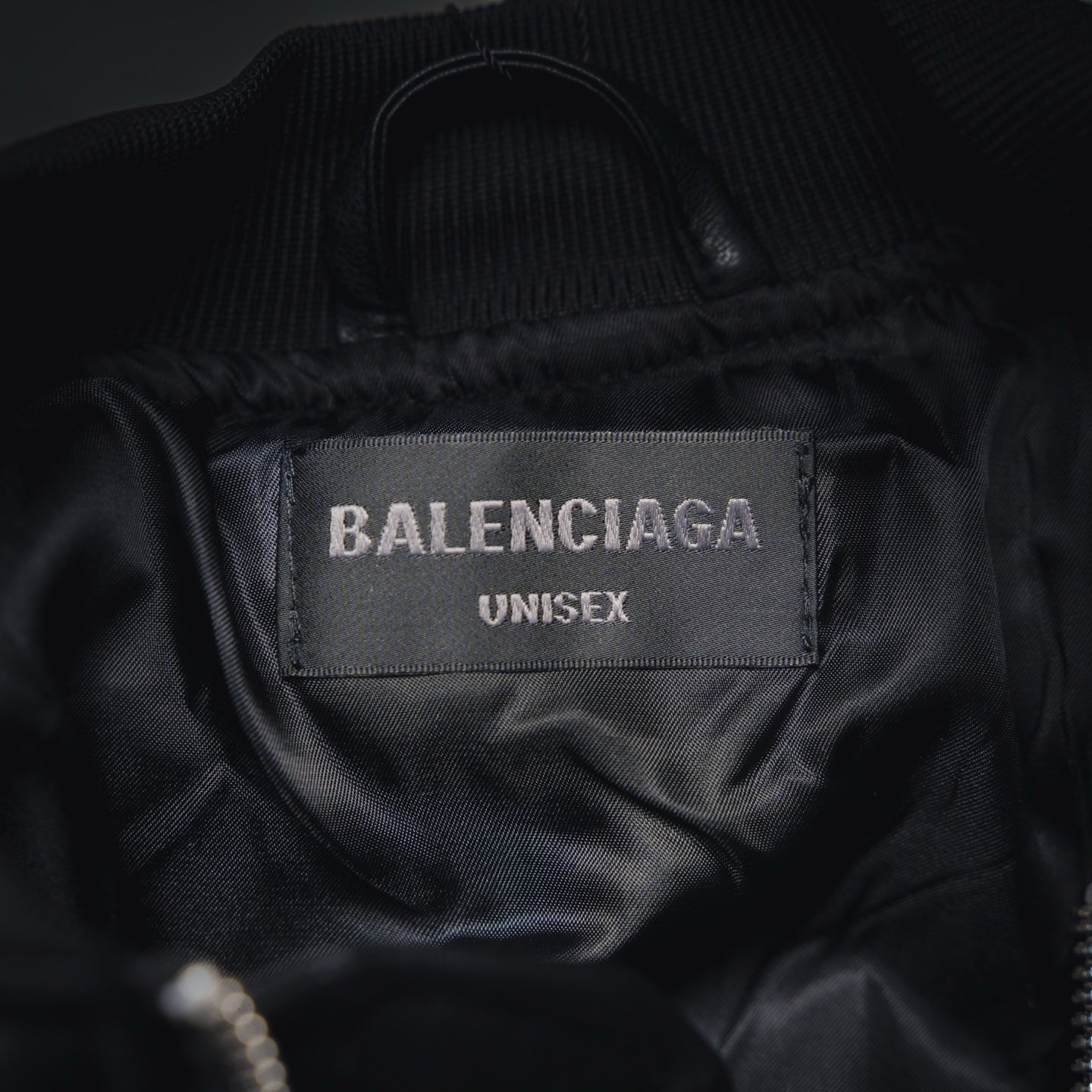 Balen 25fw leather jacket