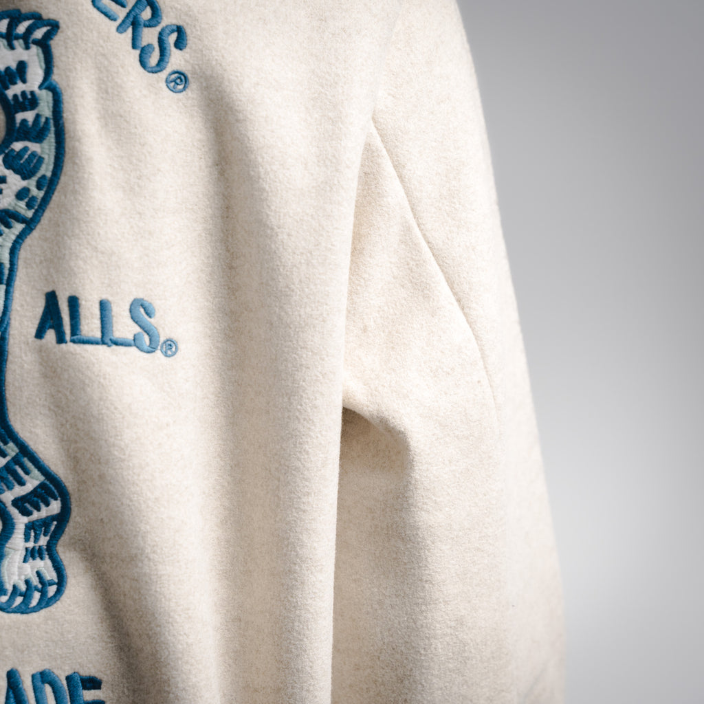 Human 25fw embroidered jacket