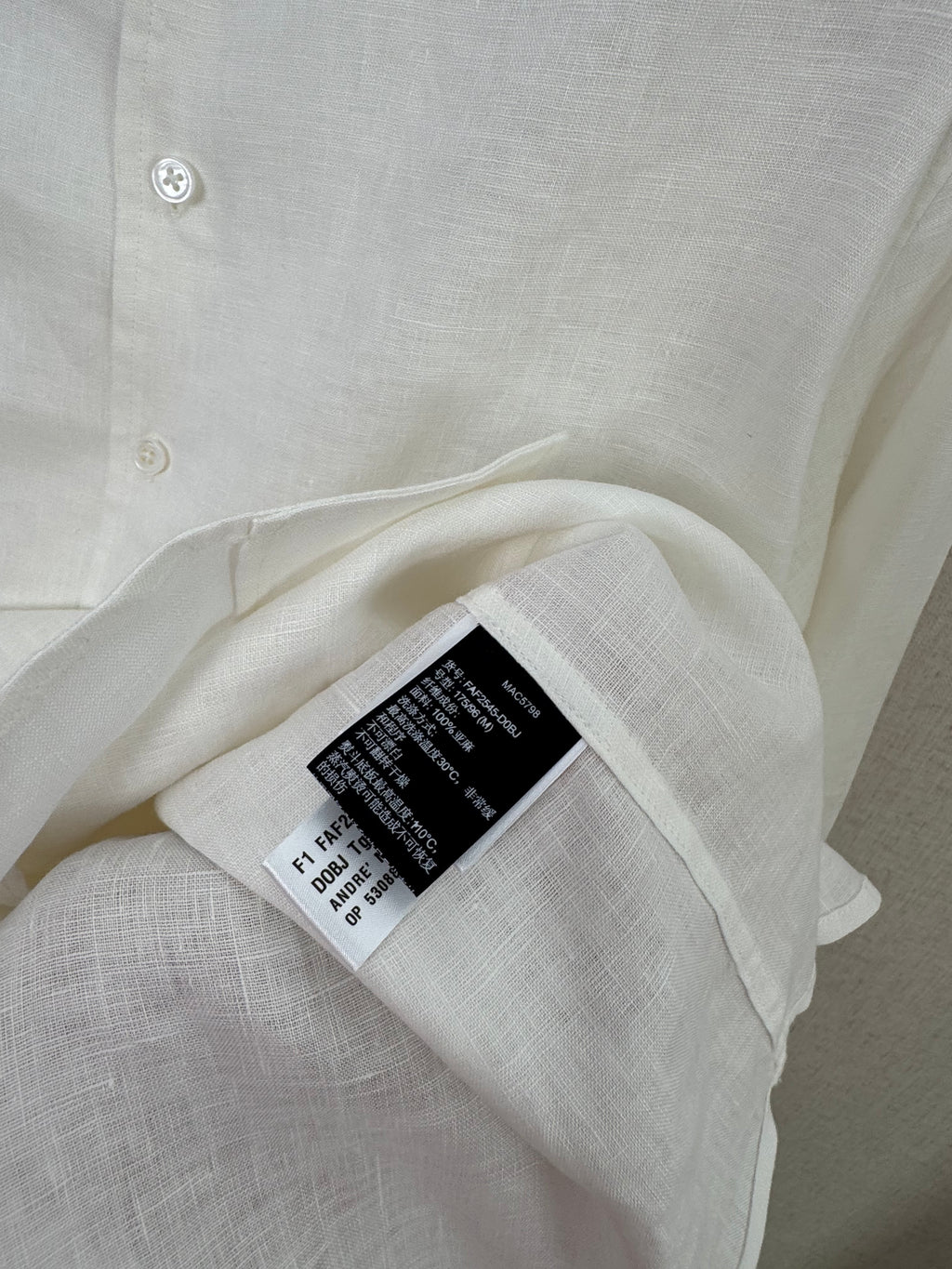 Loro 25fw leisure shirt