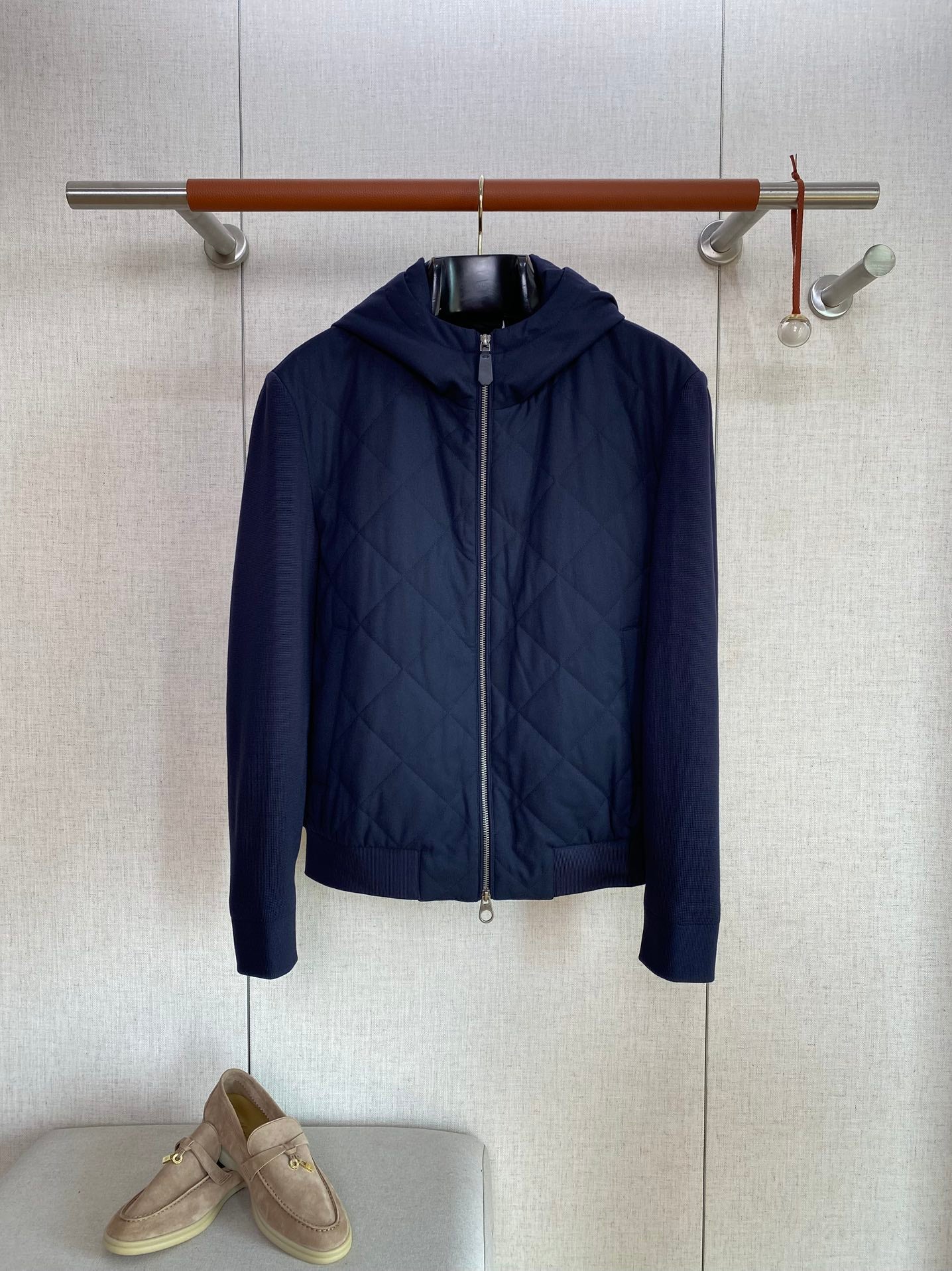 Loro 25fw splicing jacket