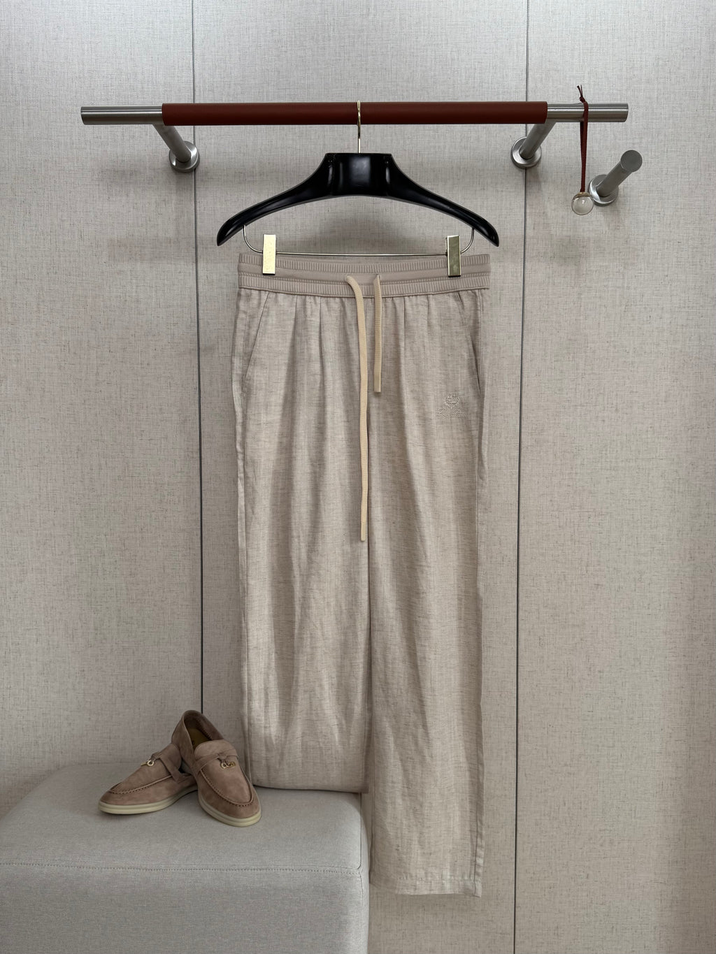 Loro 25fw embroidered pants