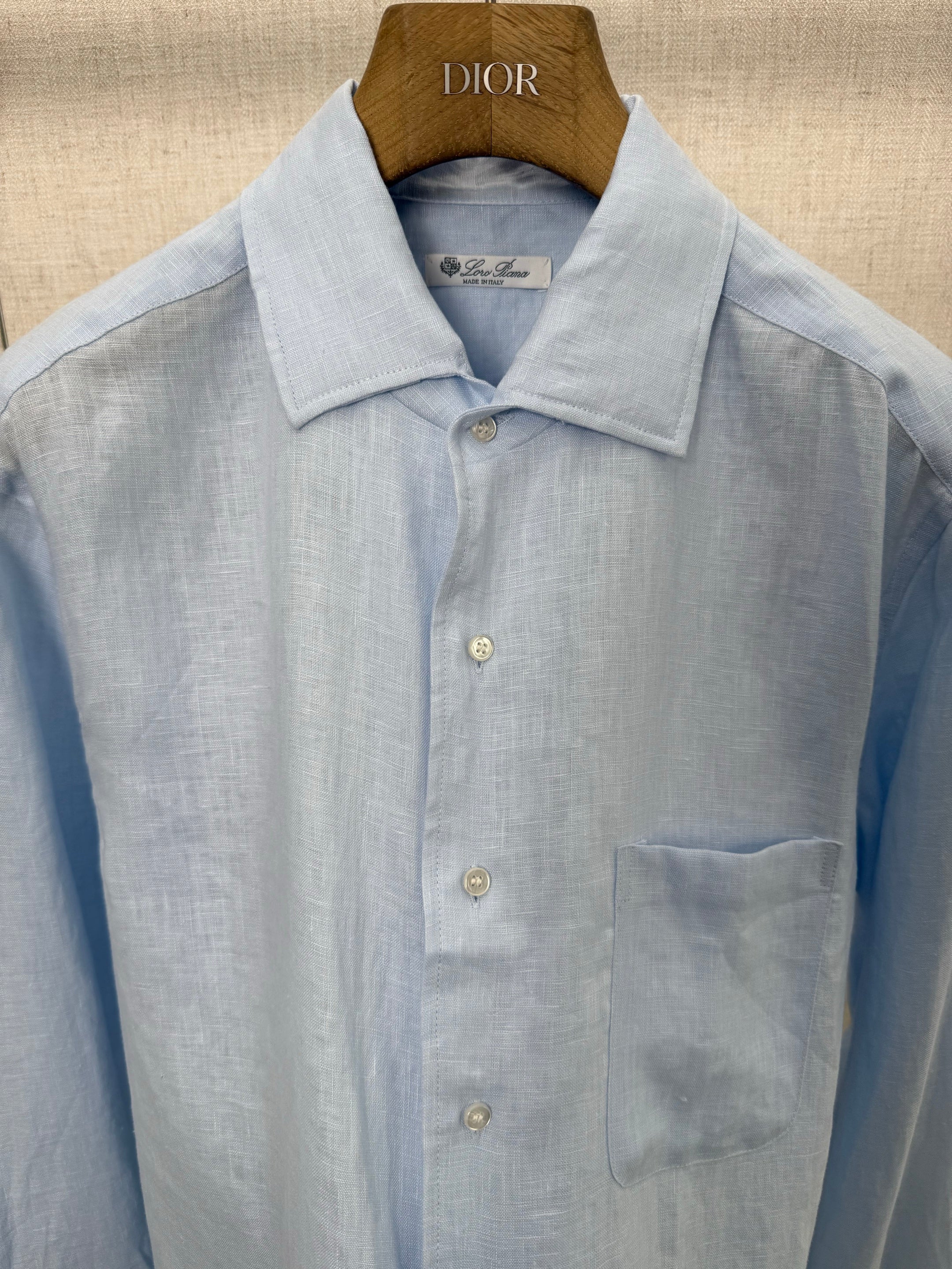 Loro 25fw linen shirt