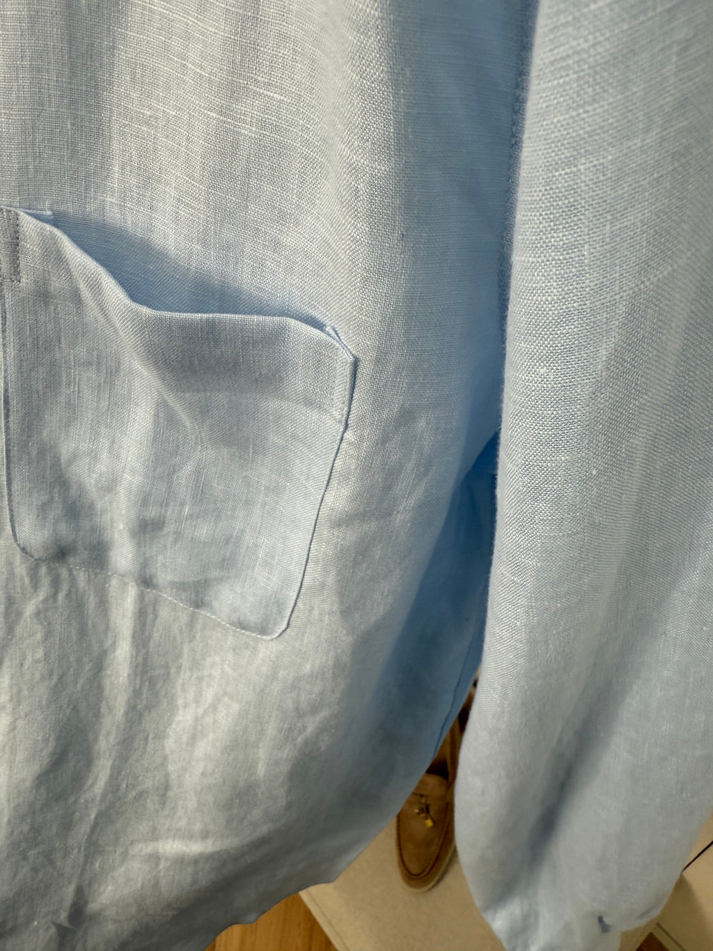 Loro 25fw linen shirt