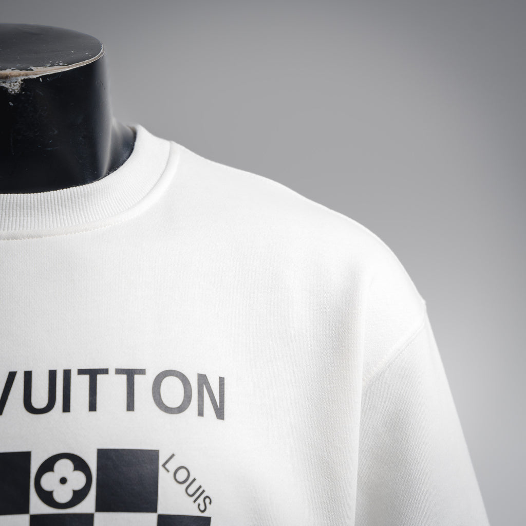 Louis 25fw printed sweatshirt