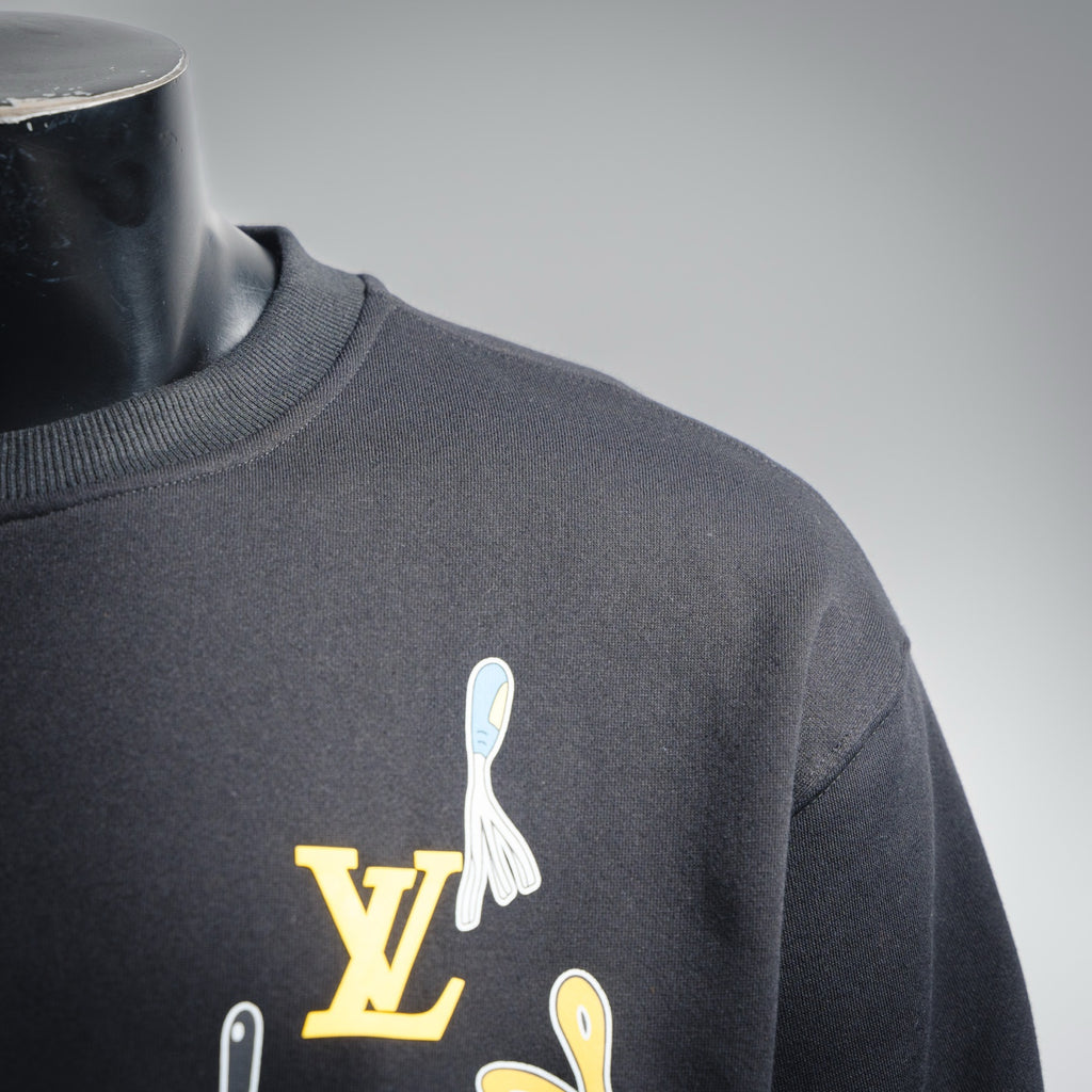 Louis 25fw printed sweatshirt