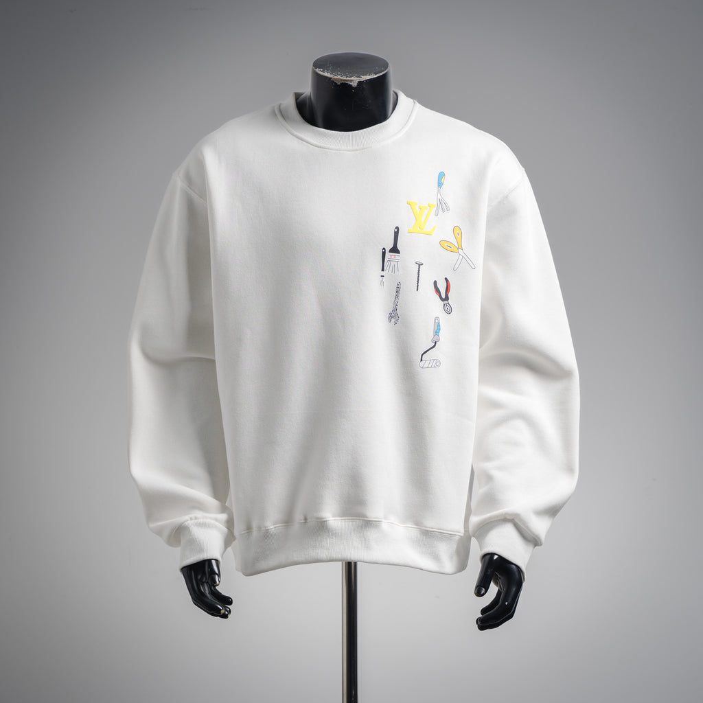Louis 25fw printed sweatshirt