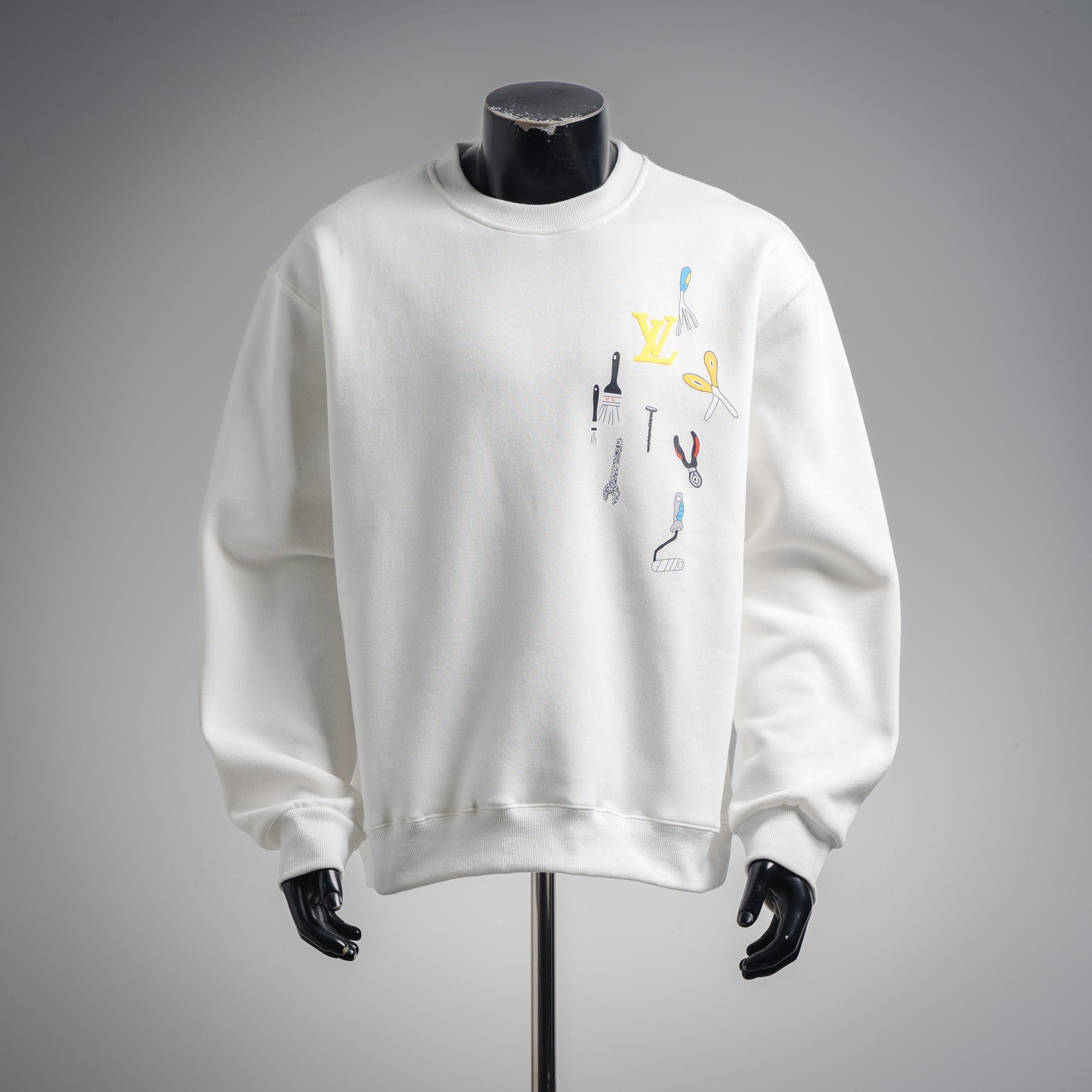 Louis 25fw printed sweatshirt