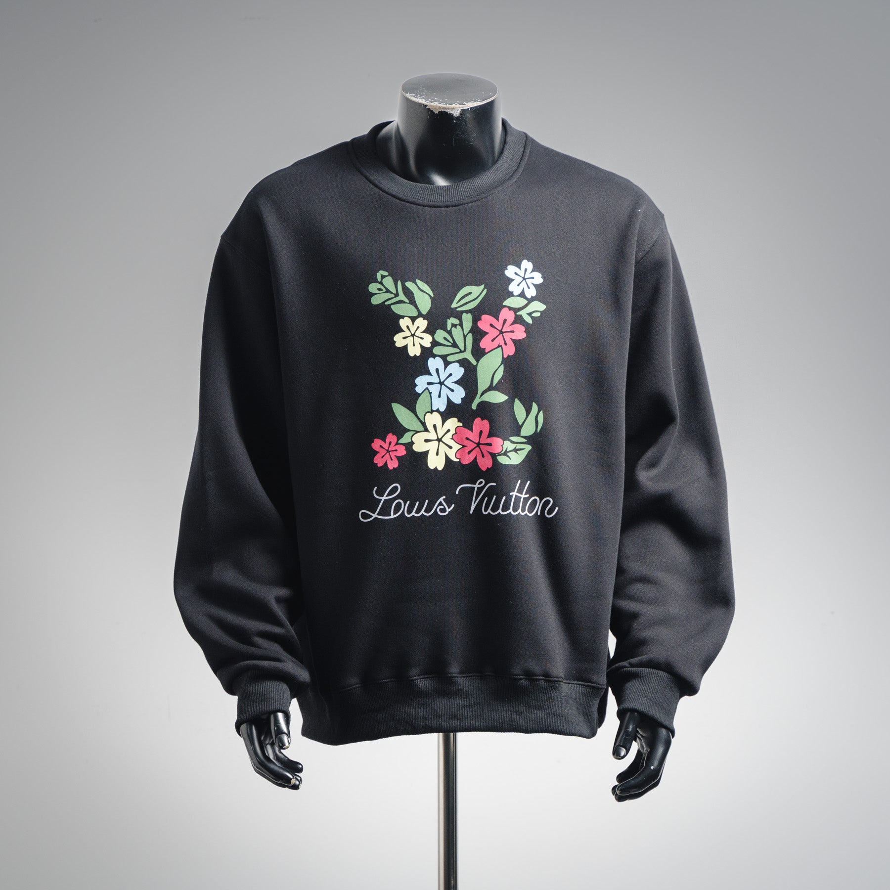 Louis 25fw printed sweatshirt