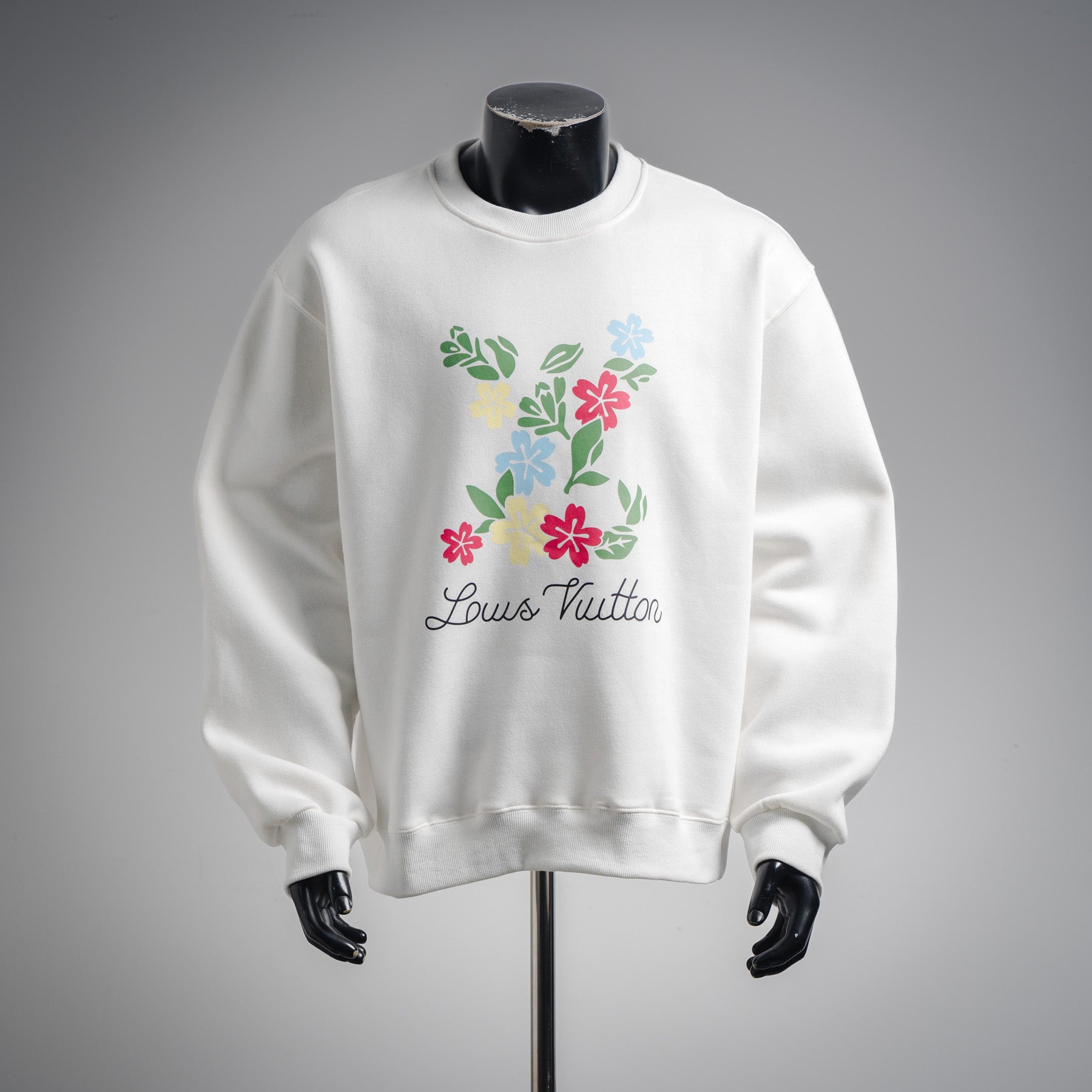Louis 25fw printed sweatshirt