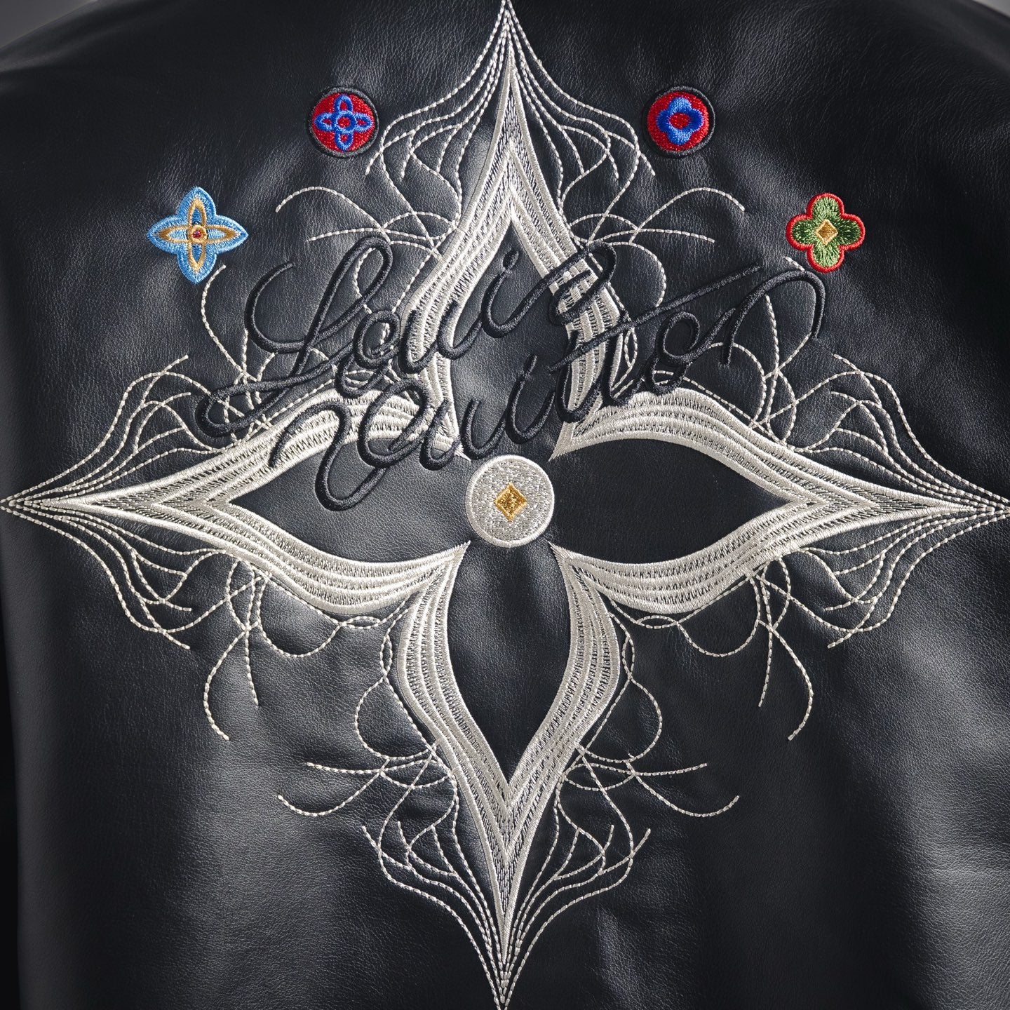 Louis 25fw leather jacket