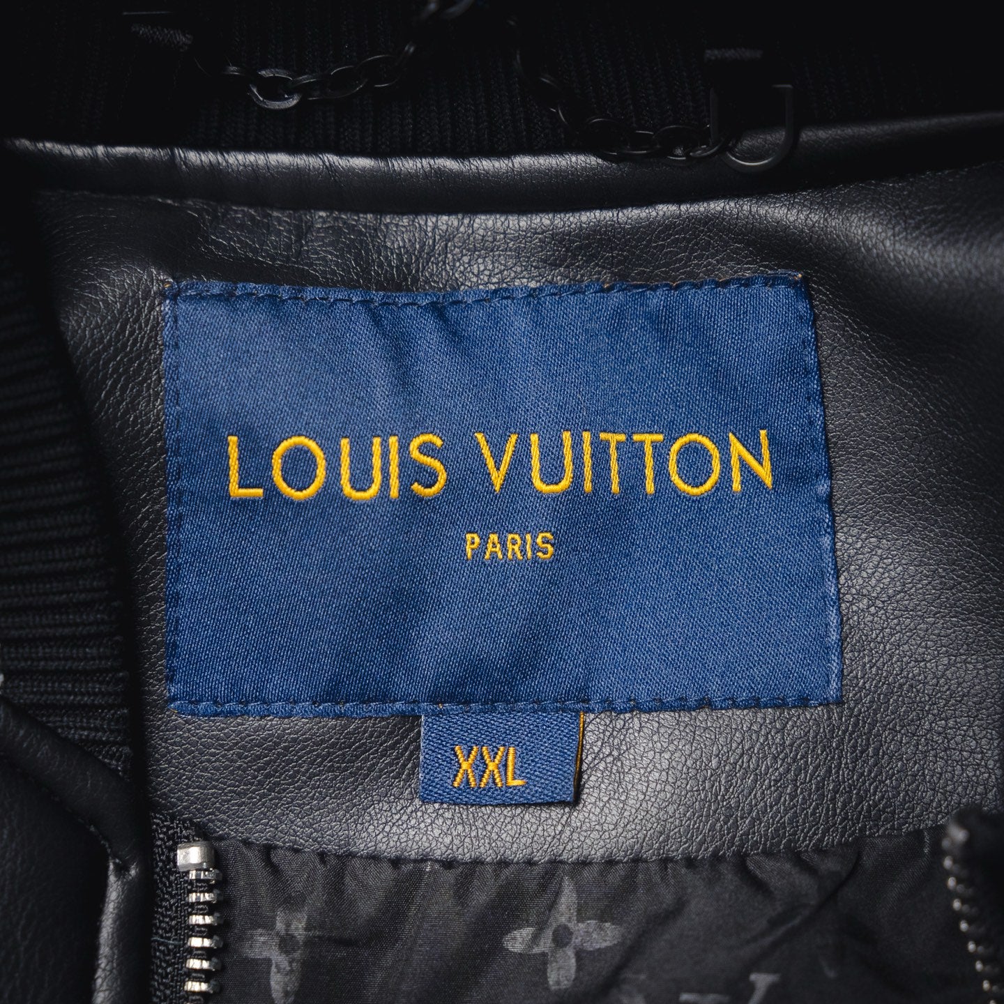 Louis 25fw leather jacket