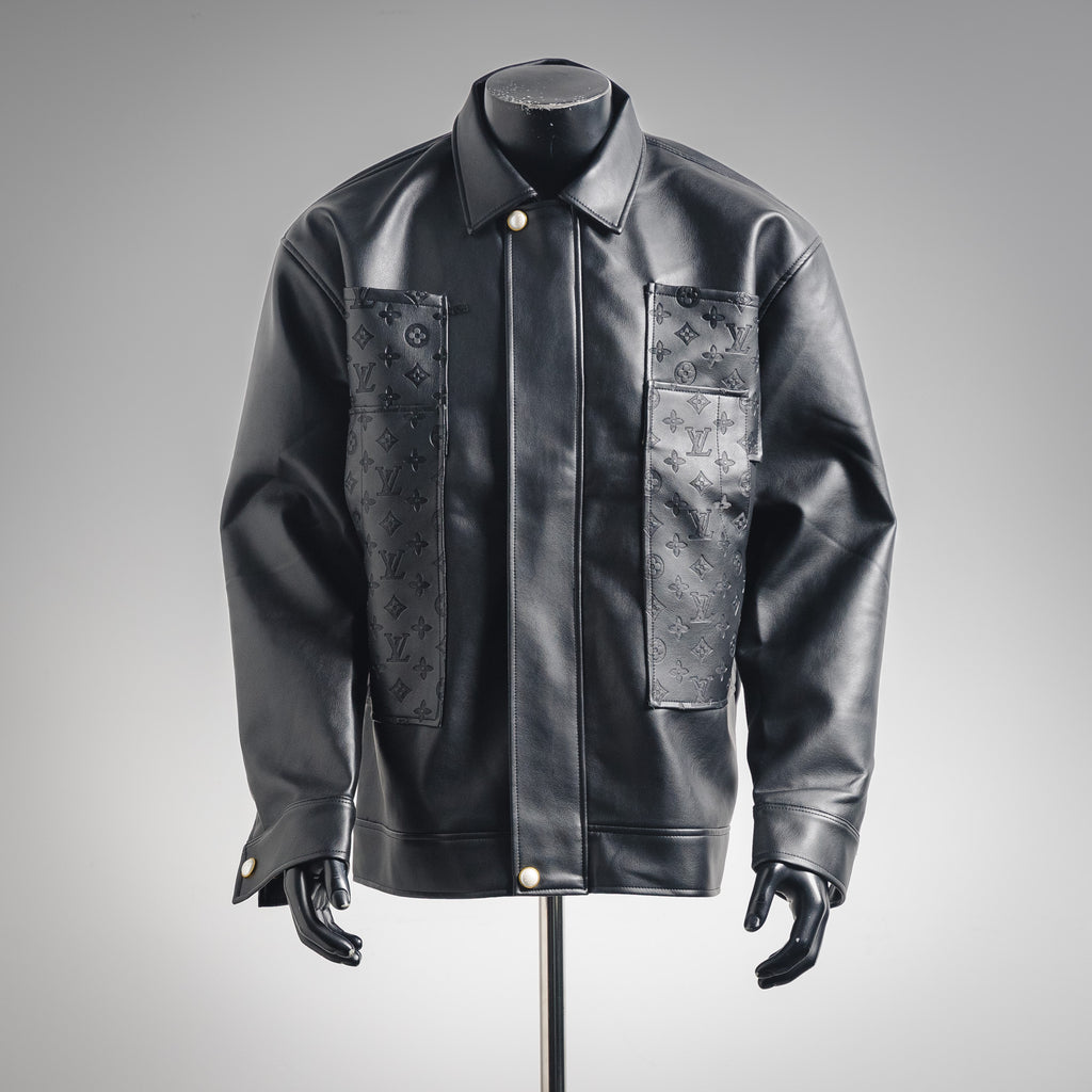 Louis 25fw leather jacket