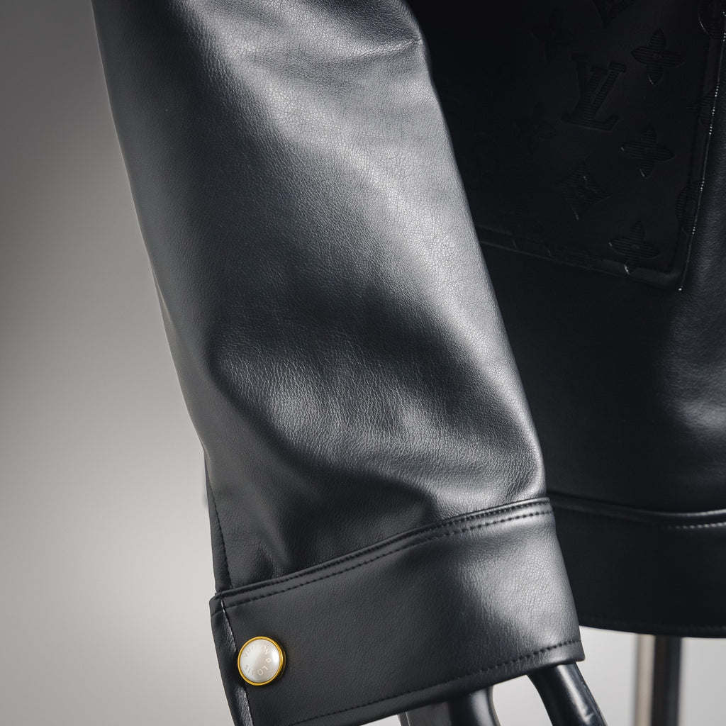 Louis 25fw leather jacket