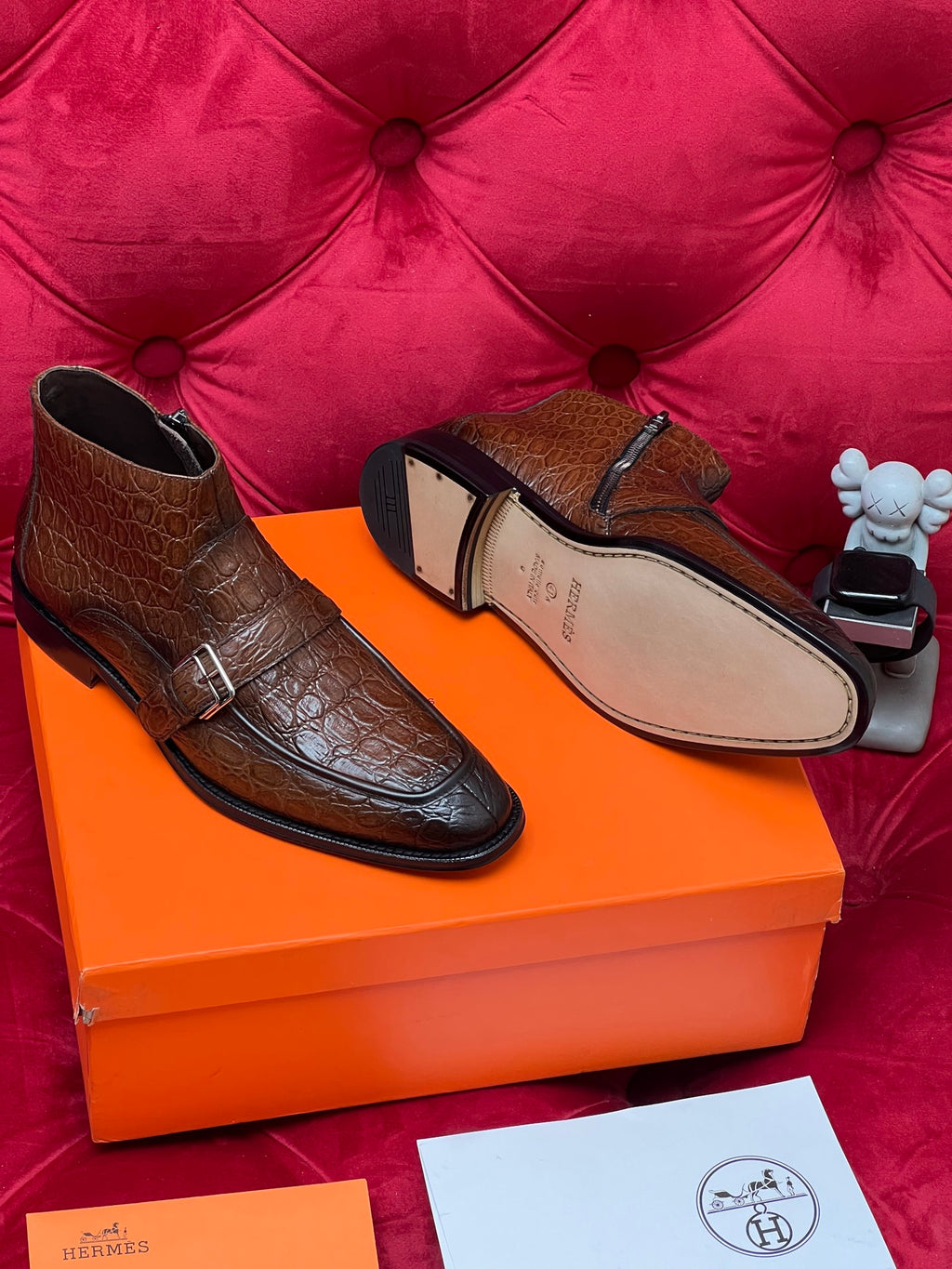 Herm leather shoes