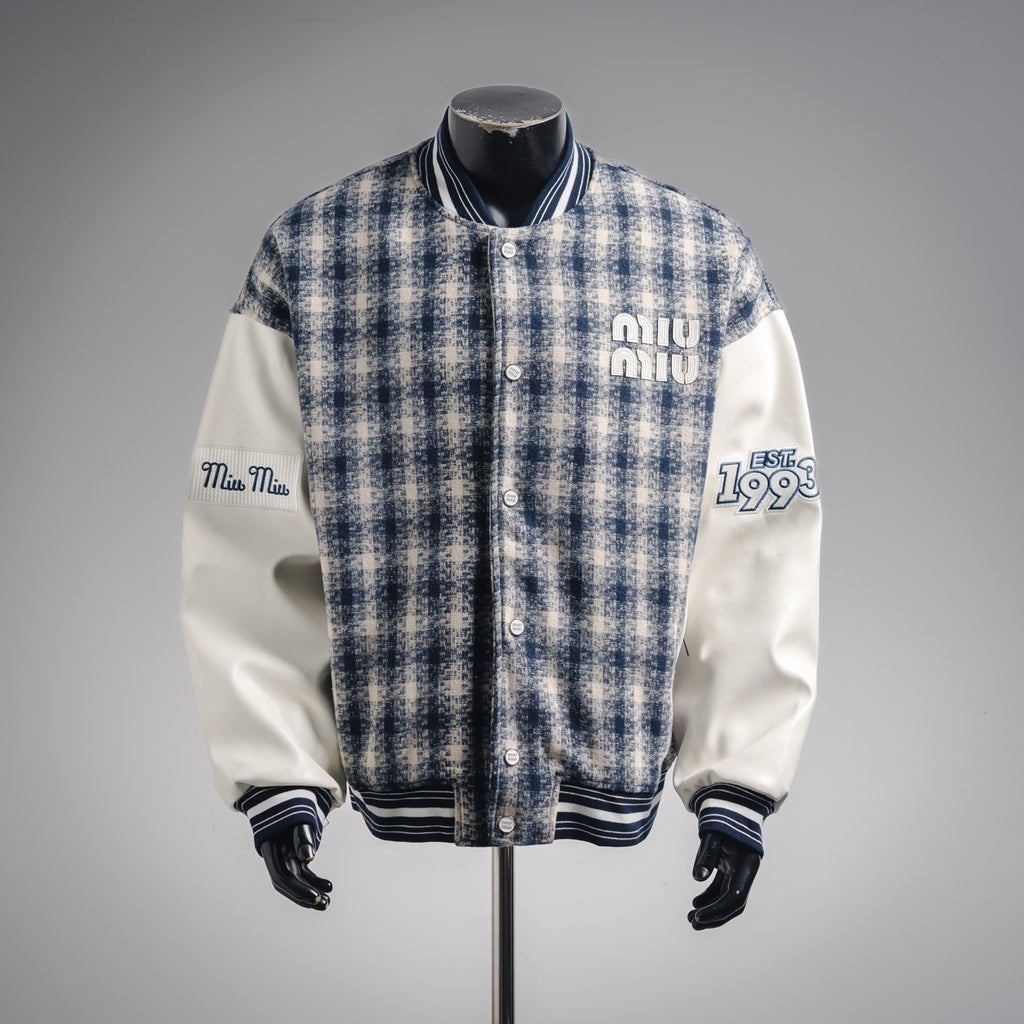 Miu 25fw splicing jacket