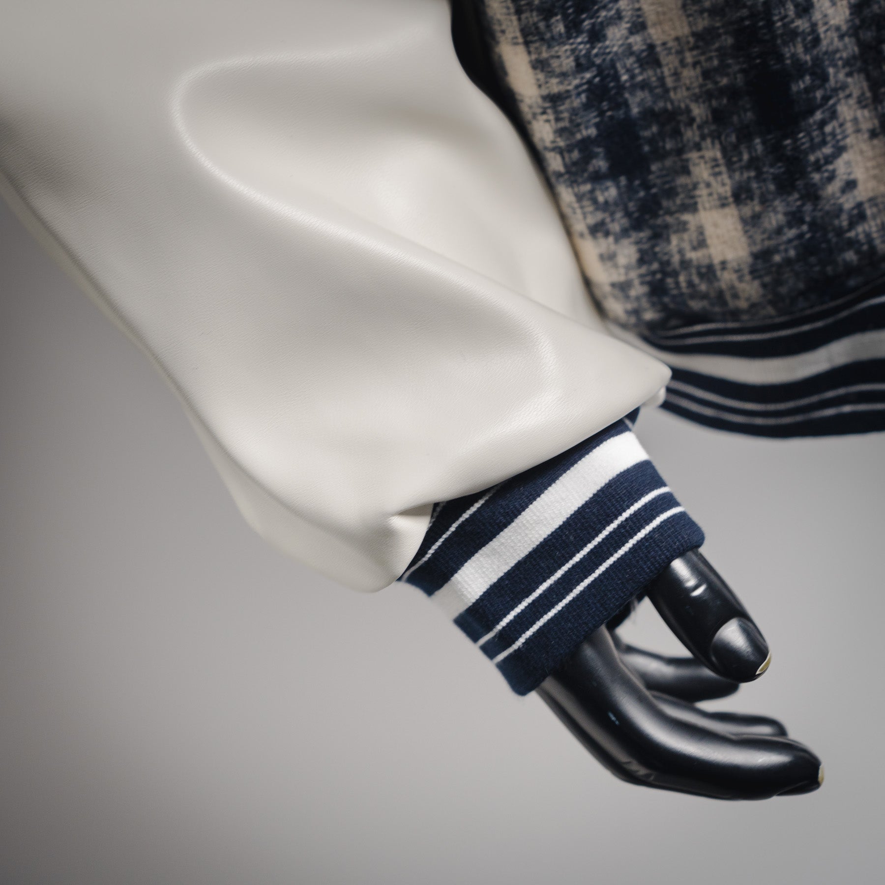 Miu 25fw splicing jacket