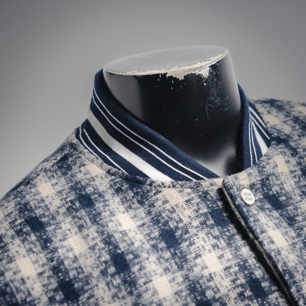 Miu 25fw splicing jacket