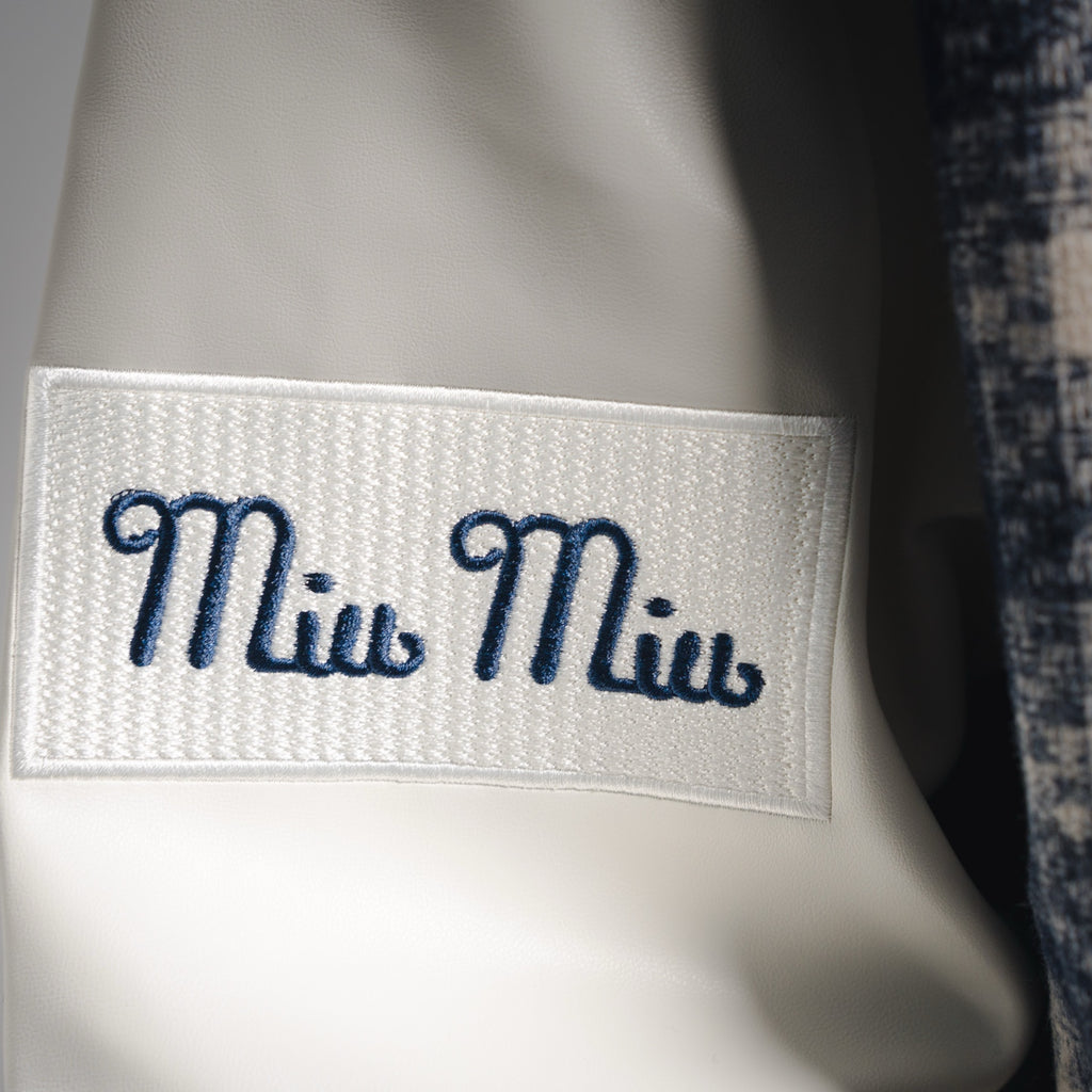 Miu 25fw splicing jacket