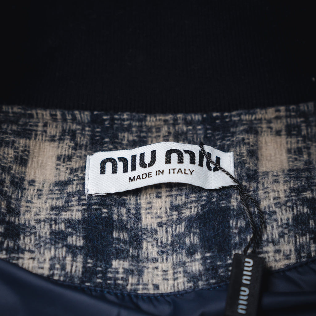 Miu 25fw splicing jacket