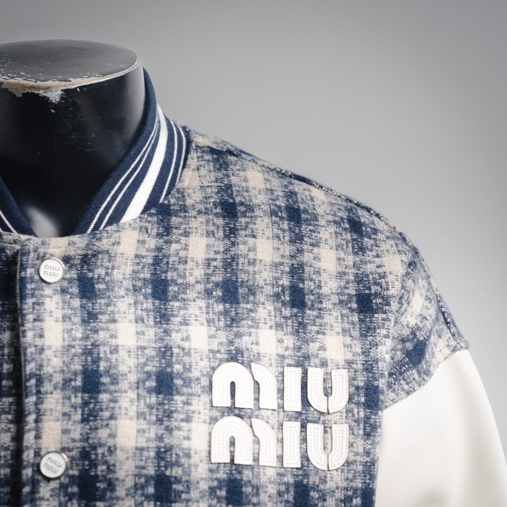 Miu 25fw splicing jacket