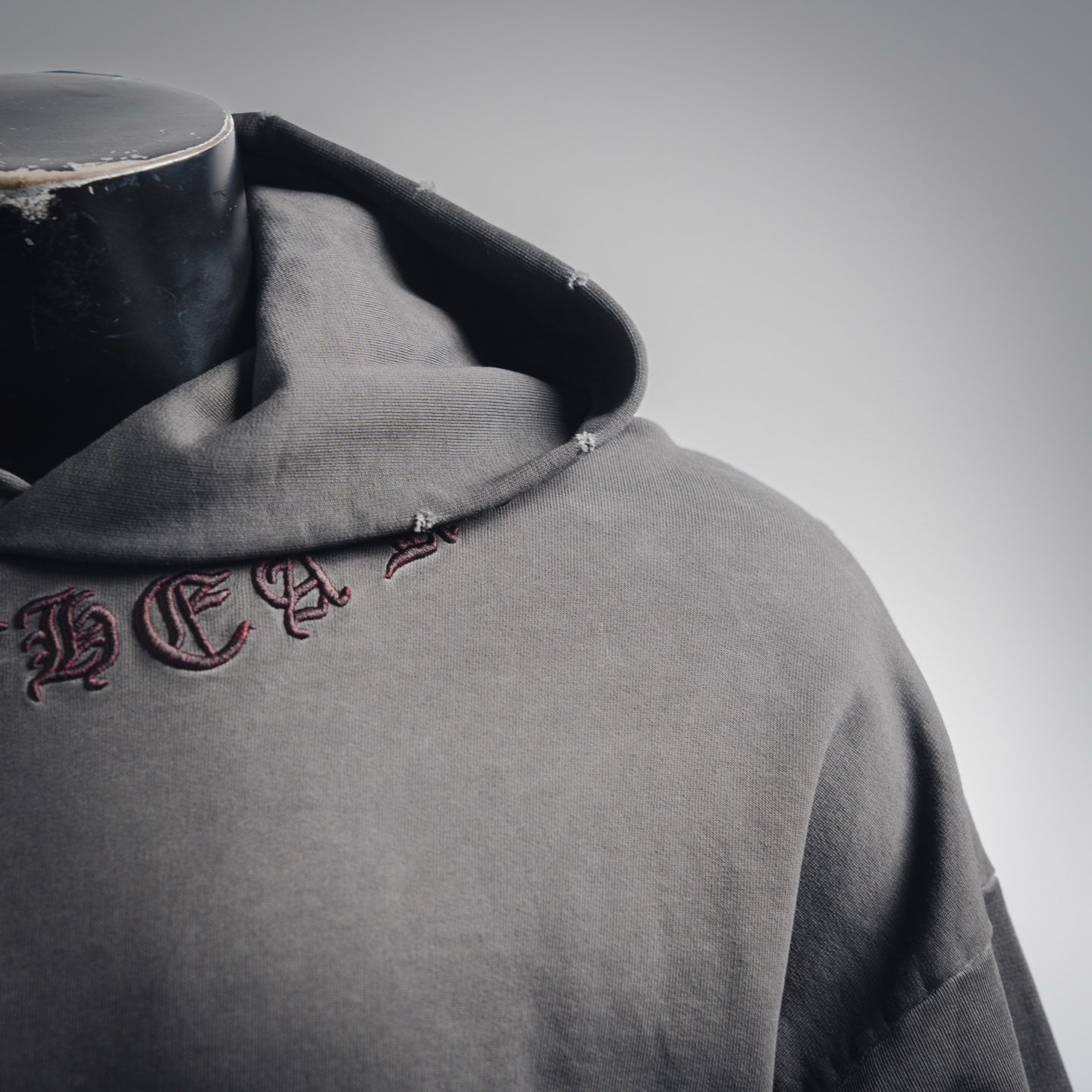 Chrome 25fw embroidered hoodie