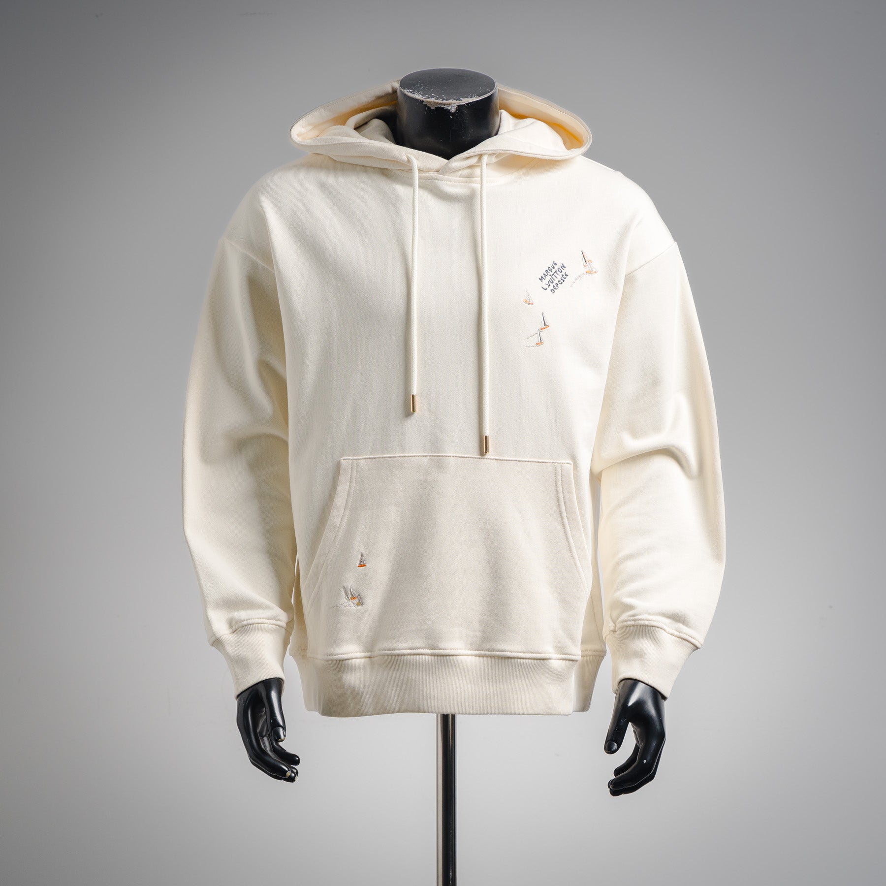 Louis 25fw embroidered hoodie