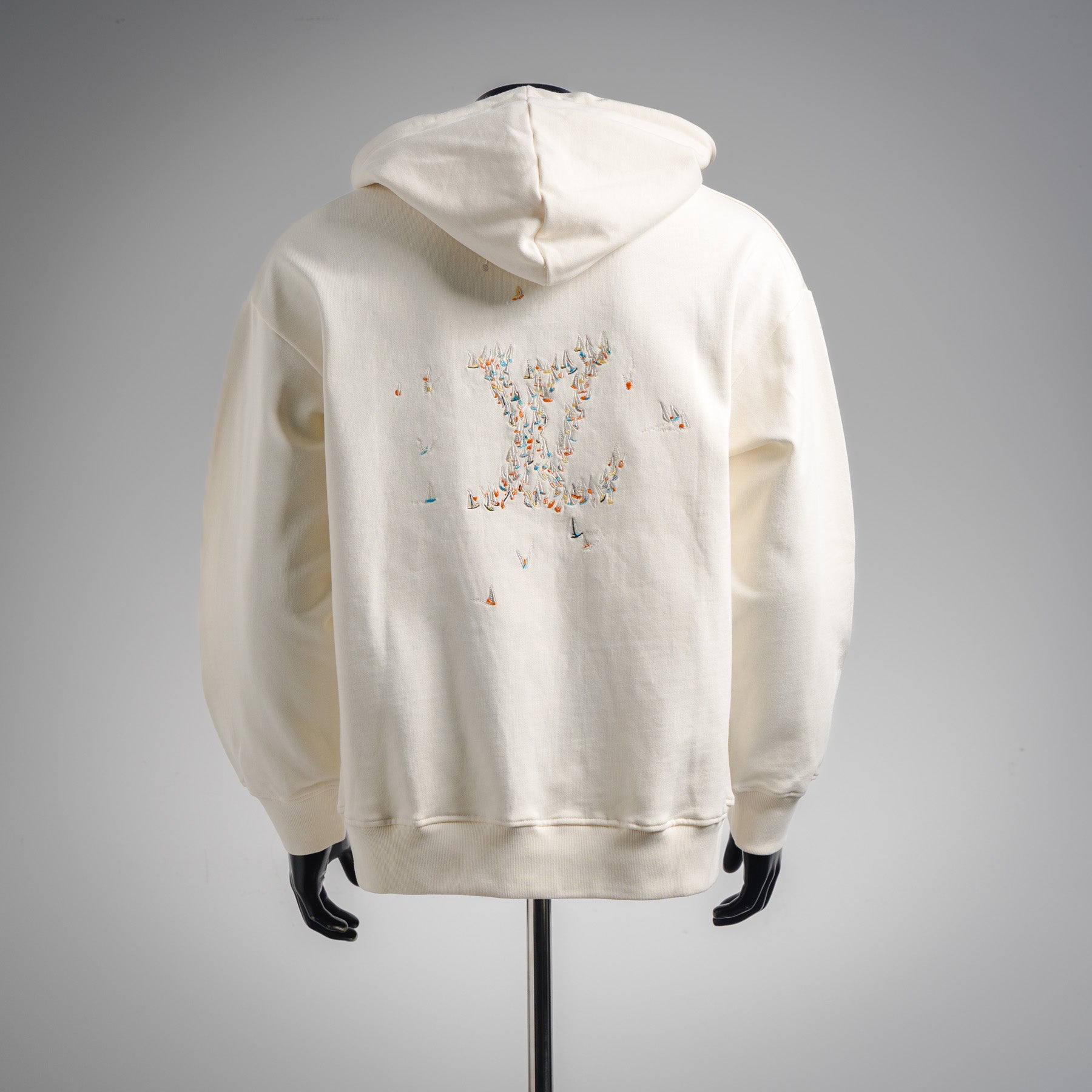 Louis 25fw embroidered hoodie