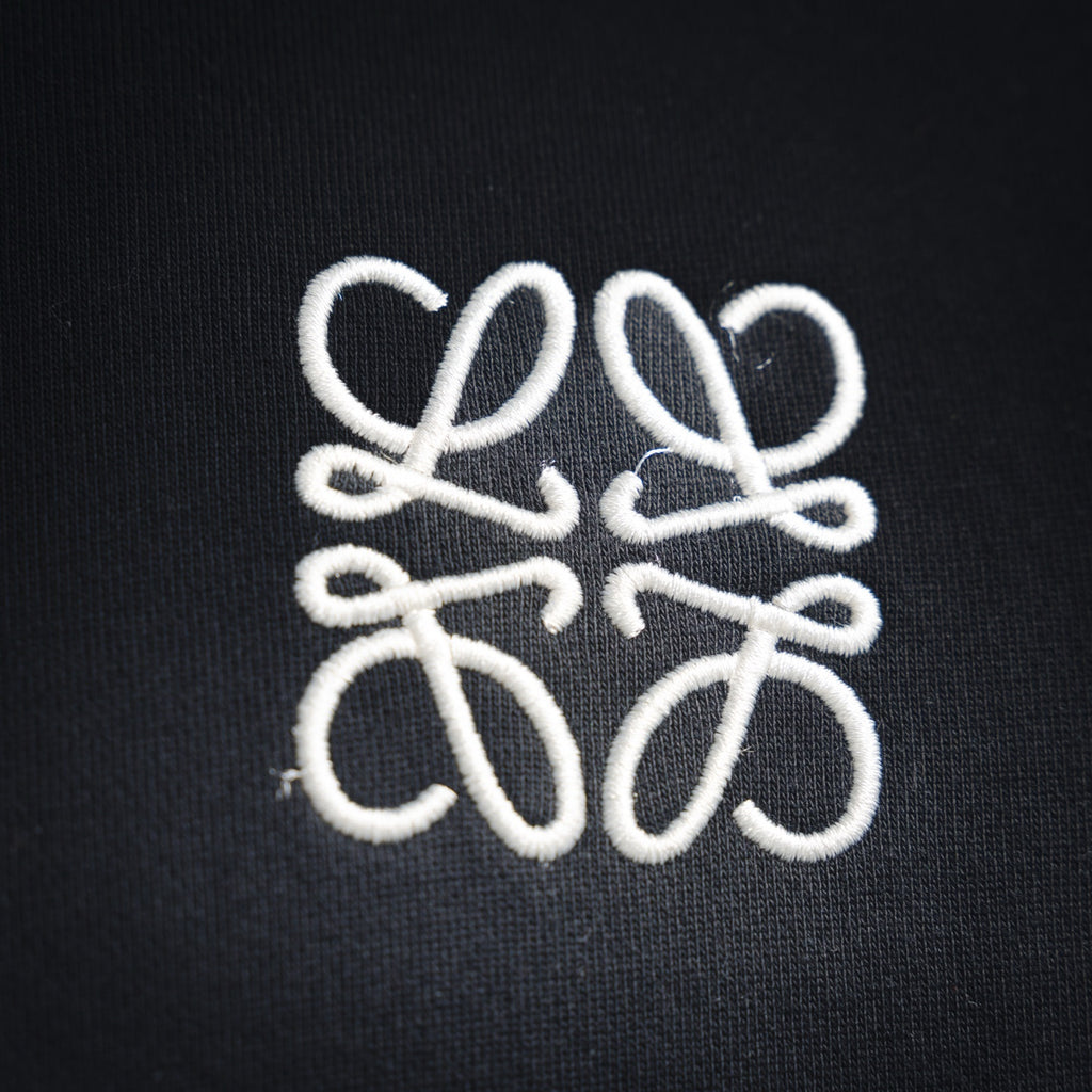 Loe 25fw embroidered sweatshirt