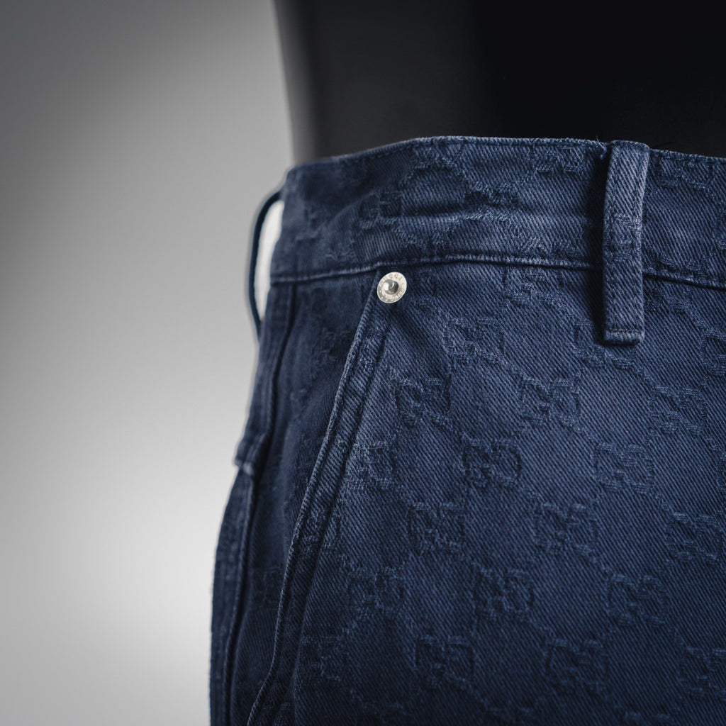 Guc 25fw jacquard jeans