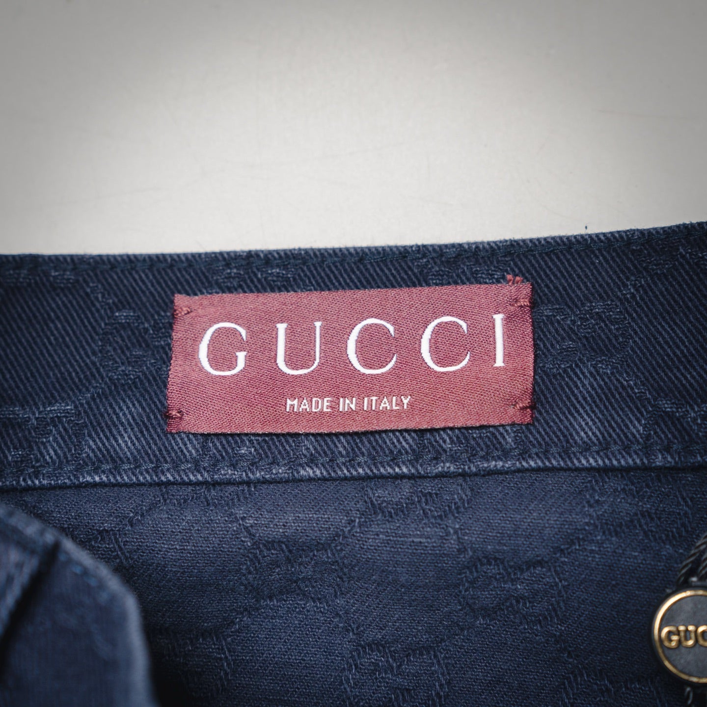 Guc 25fw jacquard jeans
