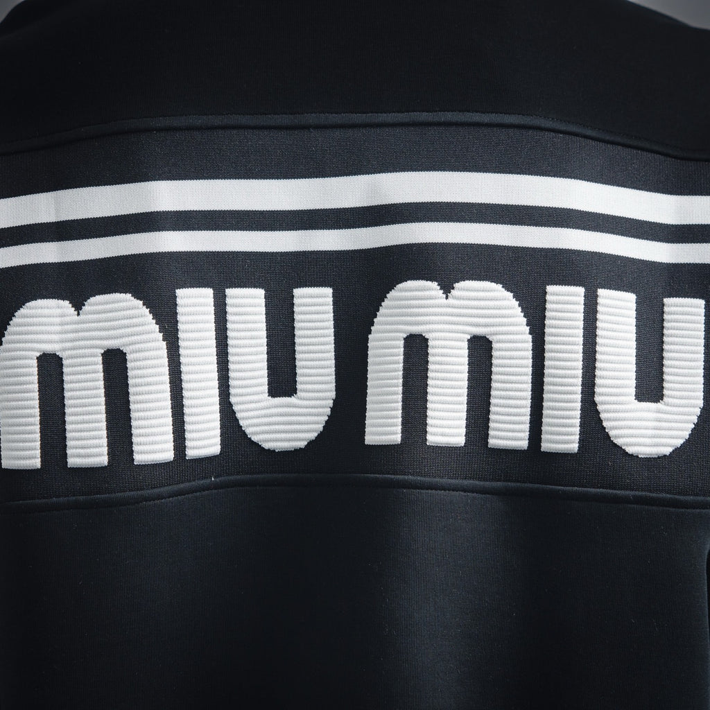 Miu 25fw jacquard sweatshirt