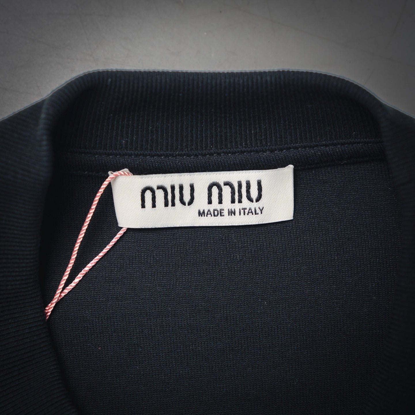 Miu 25fw jacquard sweatshirt