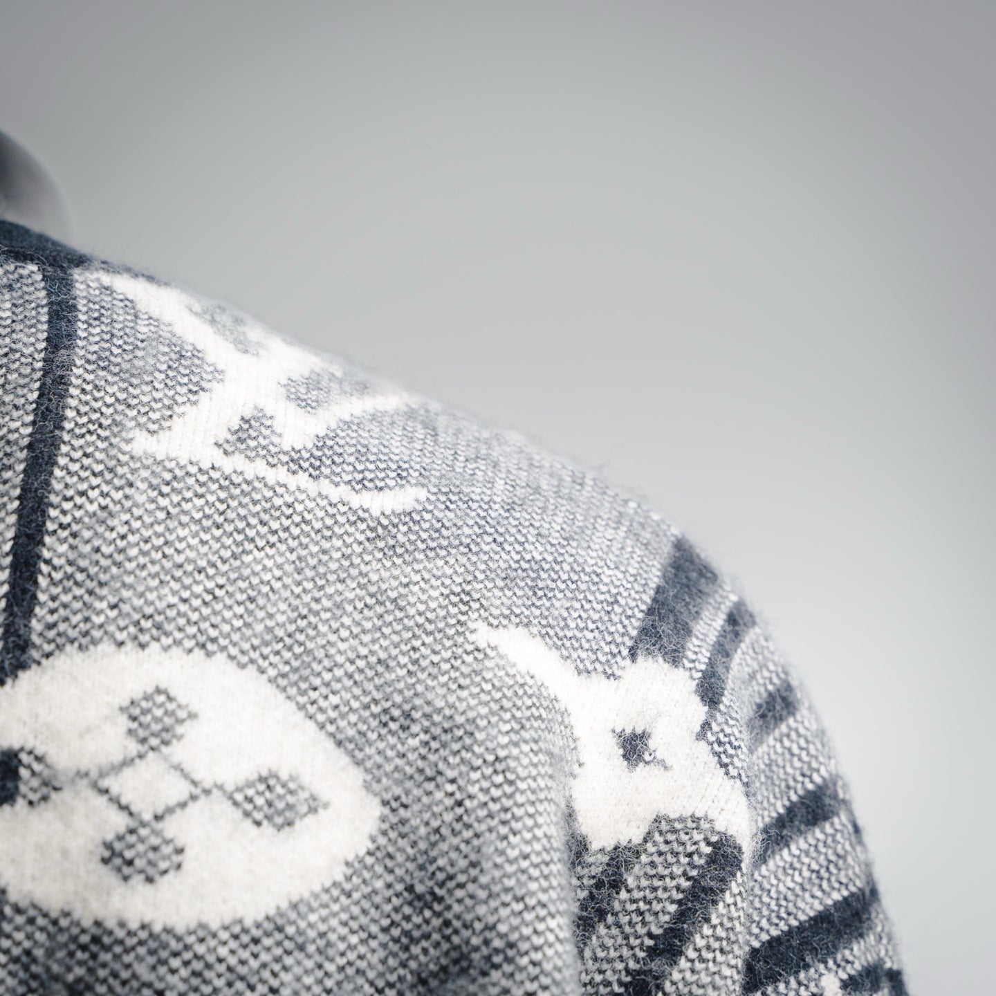 Louis 25fw jacquard cardigan