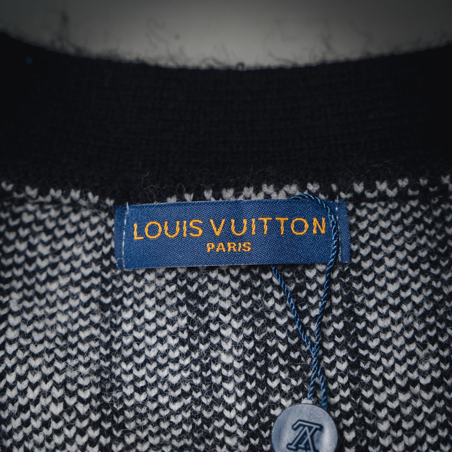 Louis 25fw jacquard cardigan