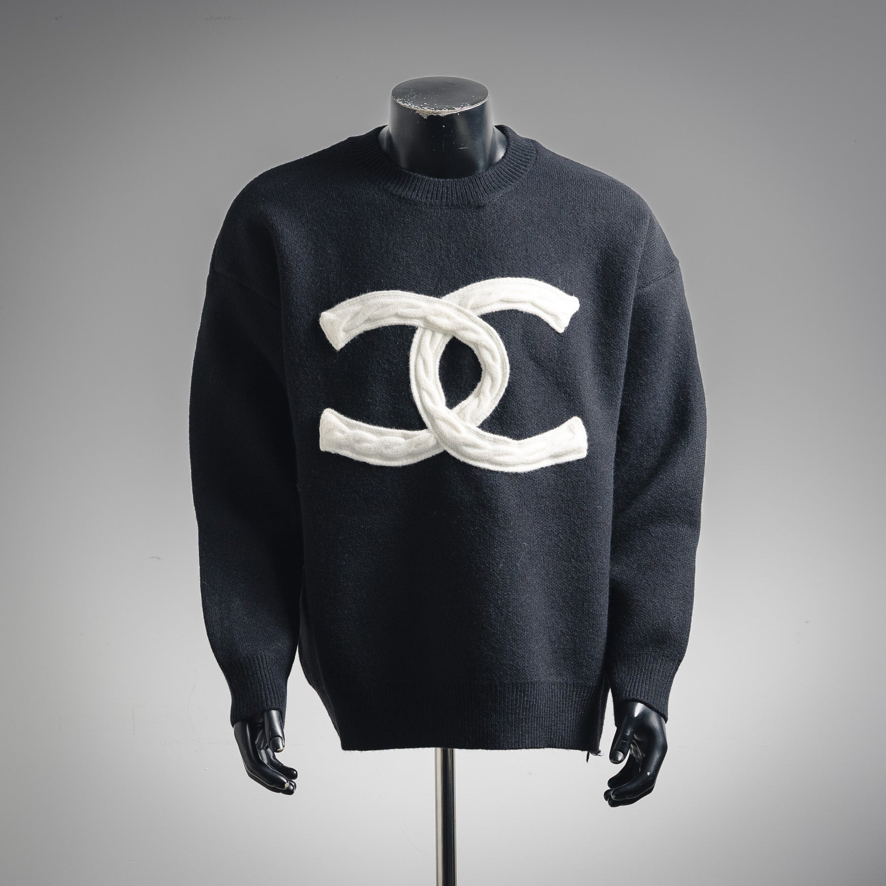 Chan 25fw jacquard sweater